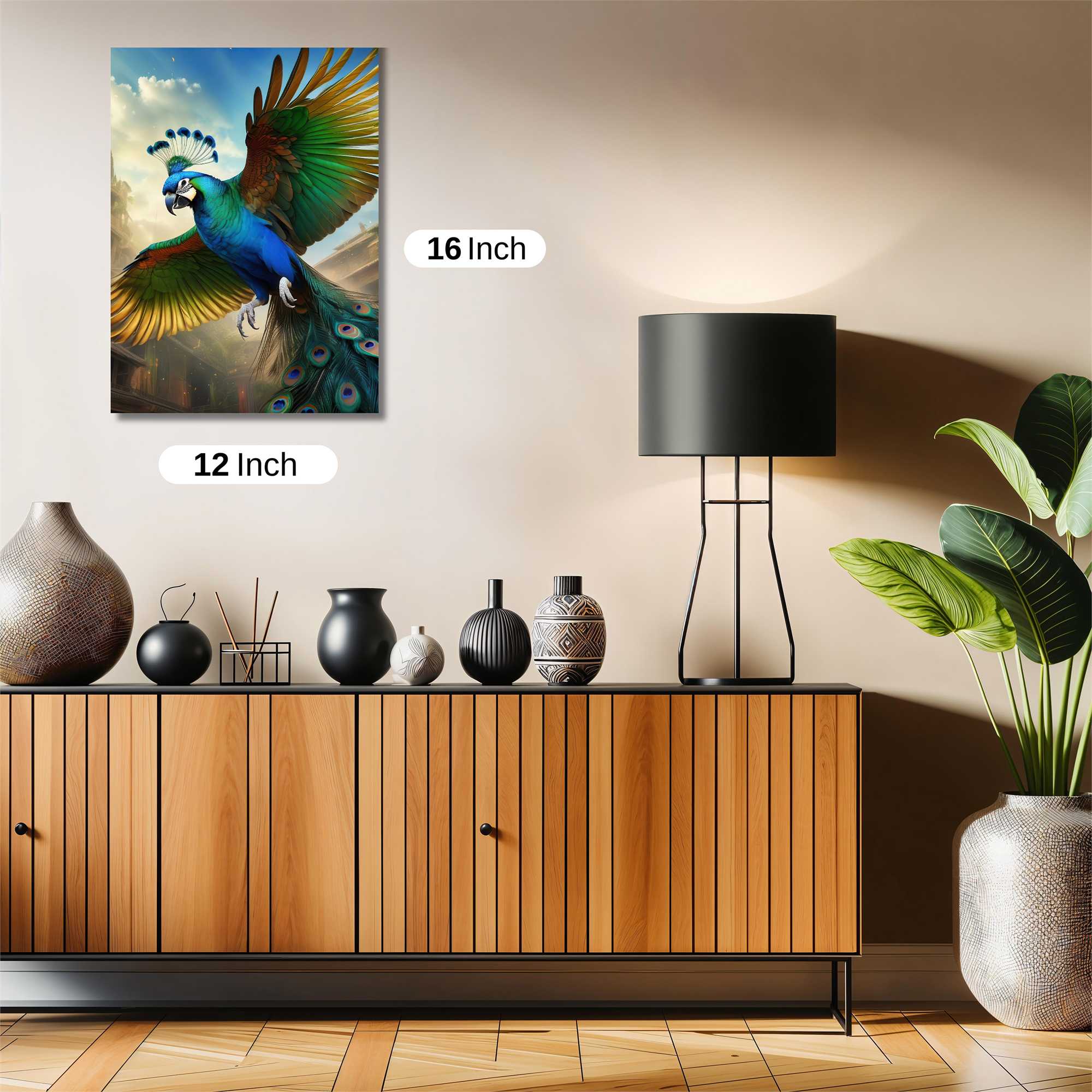 Peacock Majesty Safe Wall Magnetic / M