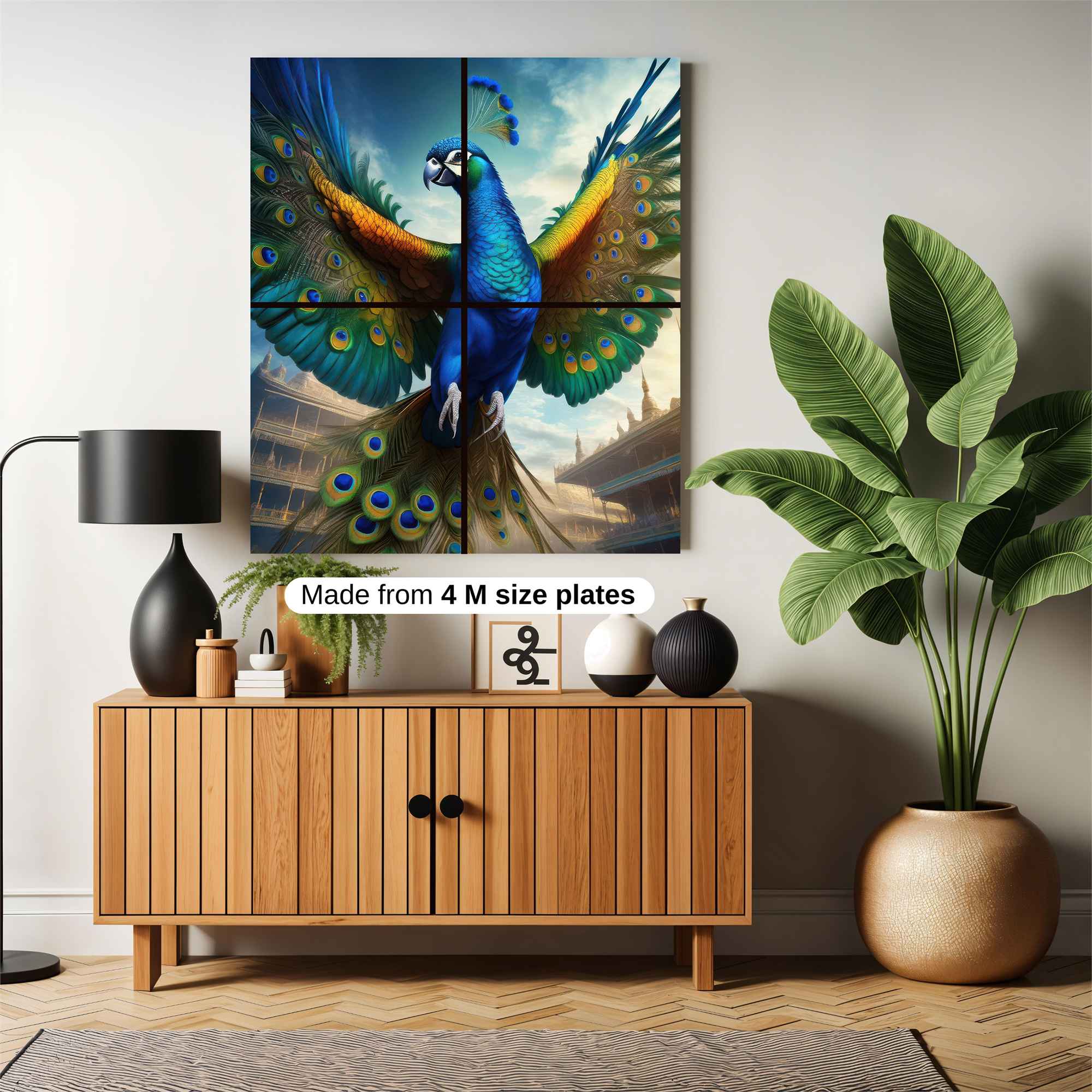 Peacock Majesty Safe Wall Magnetic / M
