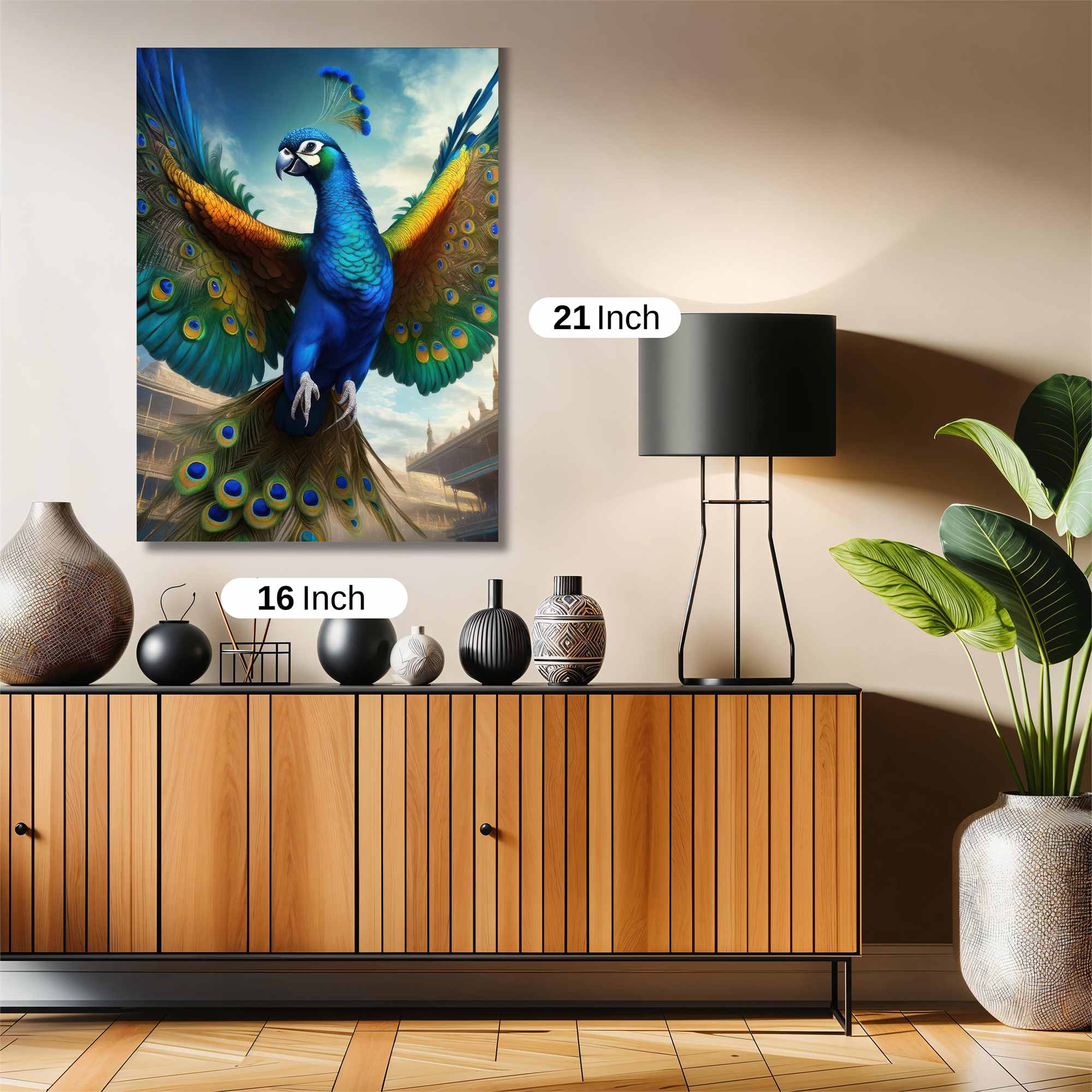 Peacock Majesty Safe Wall Magnetic / M