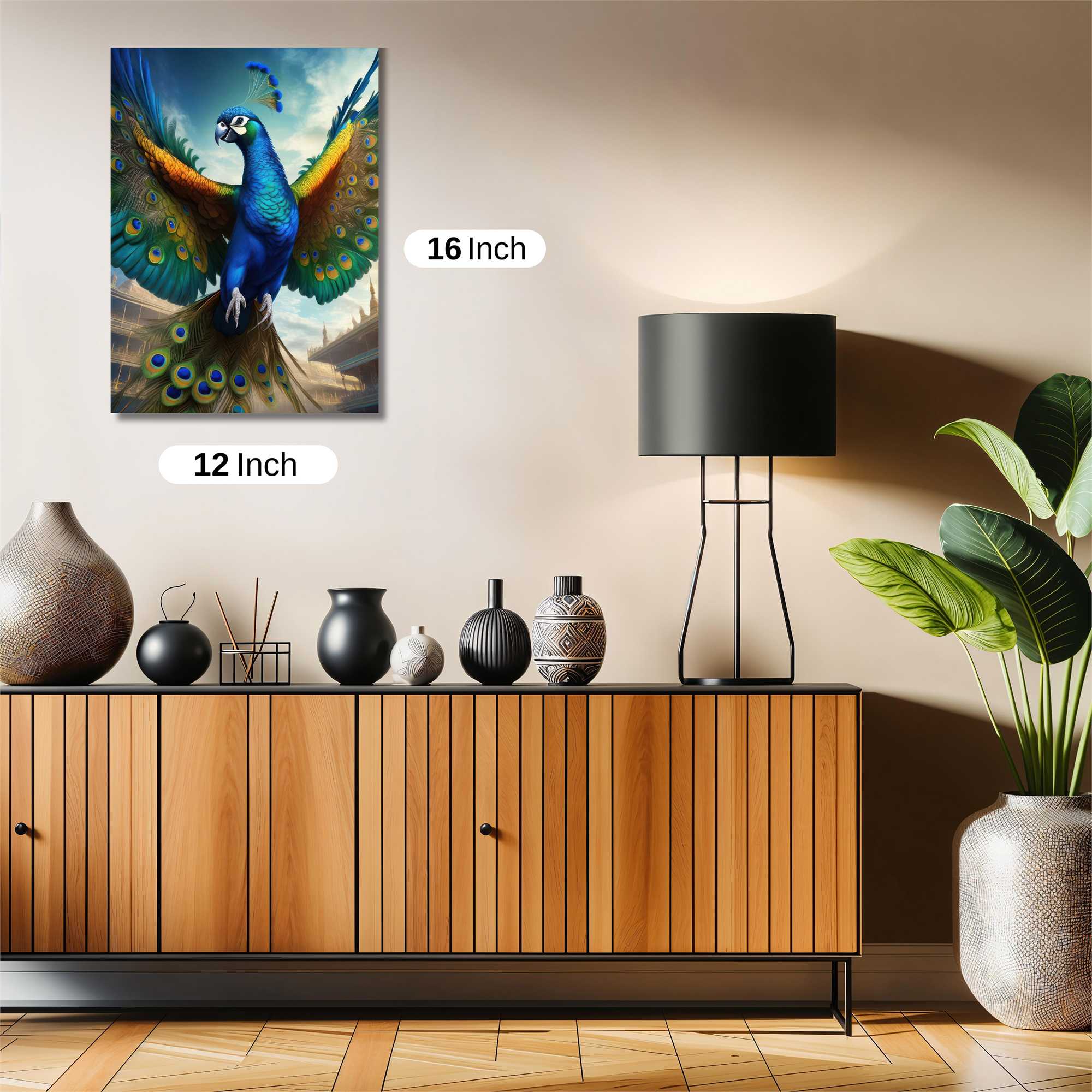 Peacock Majesty Safe Wall Magnetic / M