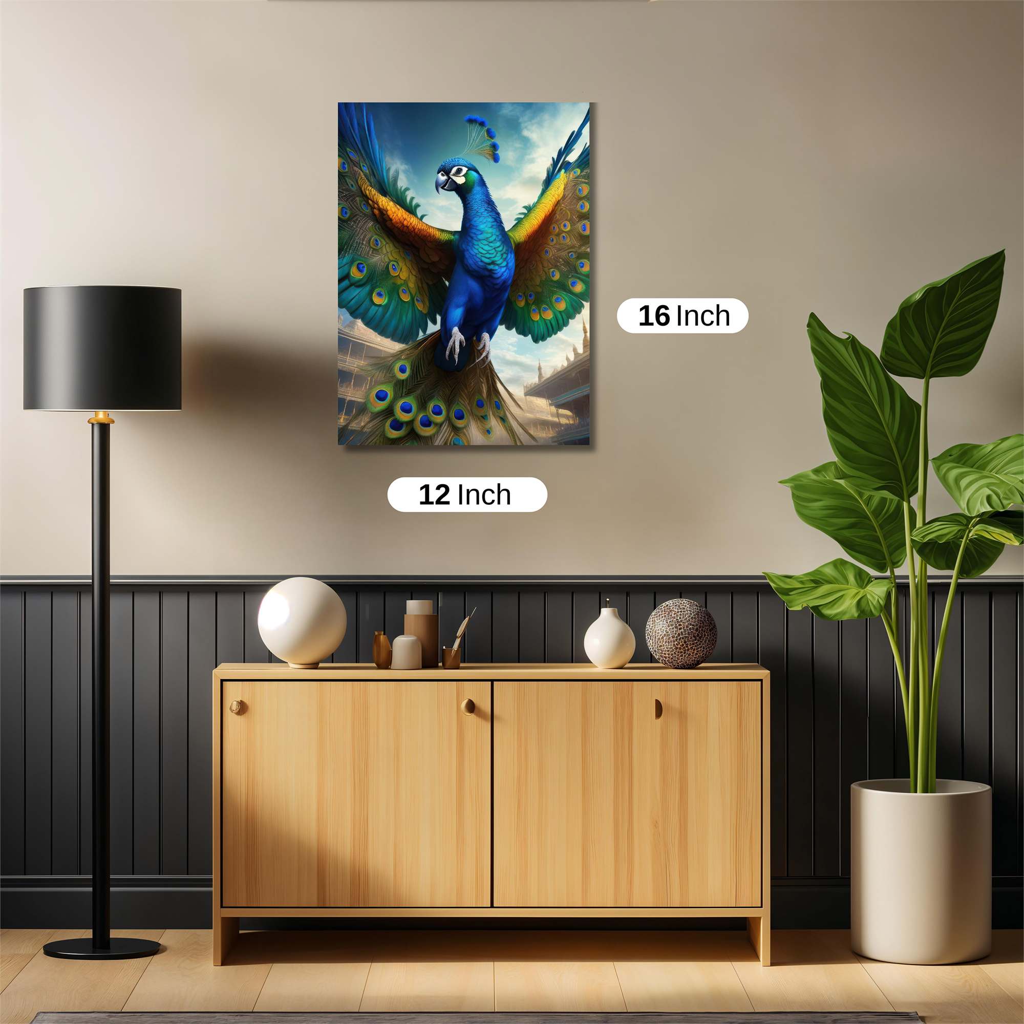Peacock Majesty Safe Wall Magnetic / M