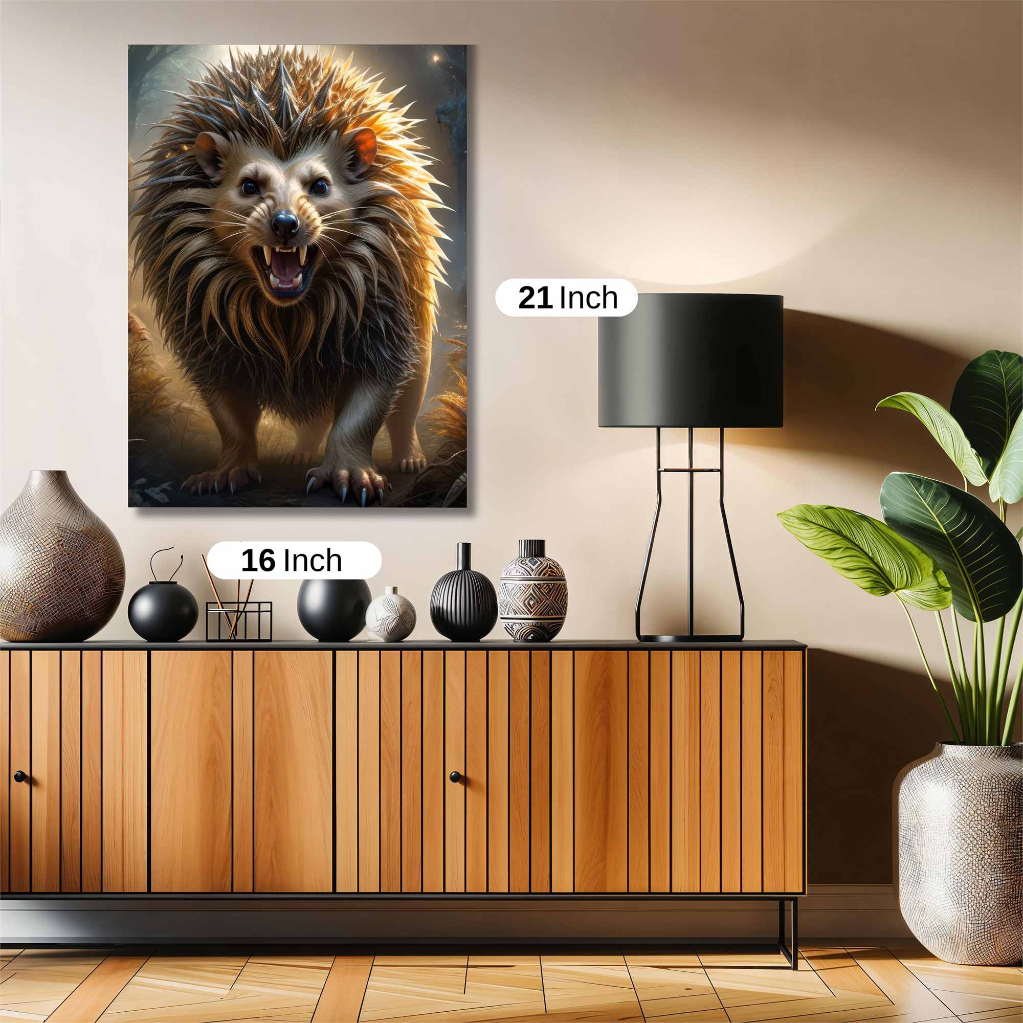 Hedgehog Fury Safe Wall Magnetic / M