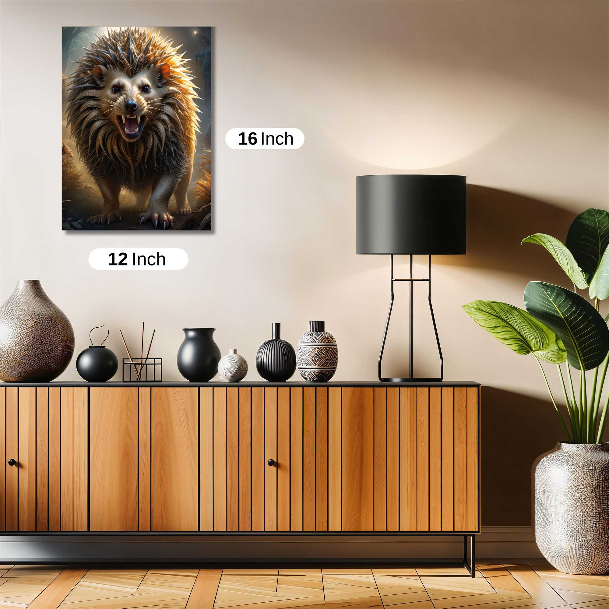 Hedgehog Fury Safe Wall Magnetic / M