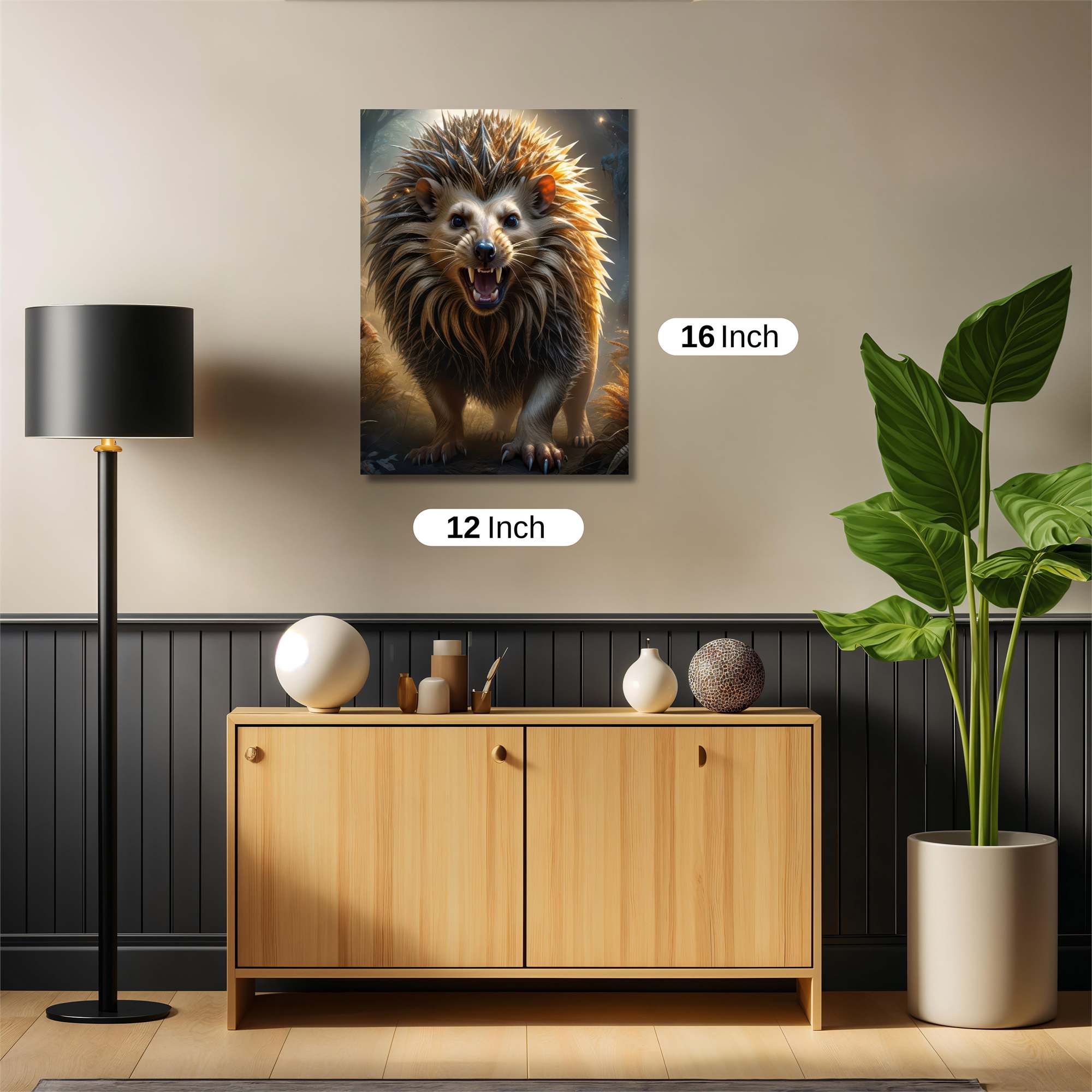 Hedgehog Fury Safe Wall Magnetic / M