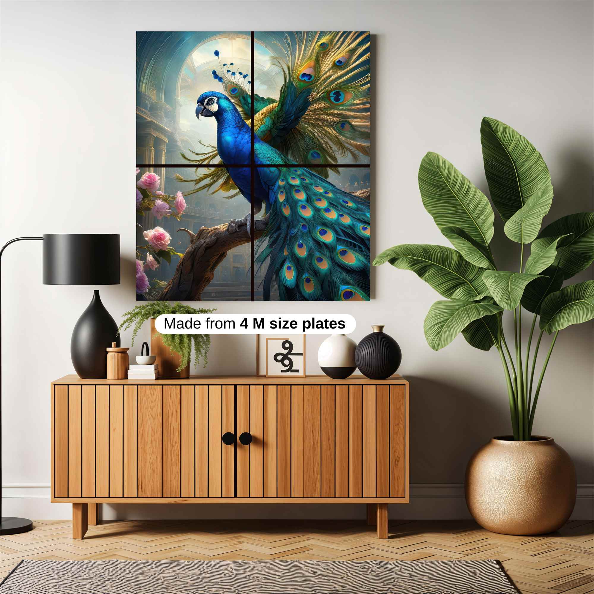 Peacock Radiant Safe Wall Magnetic / M