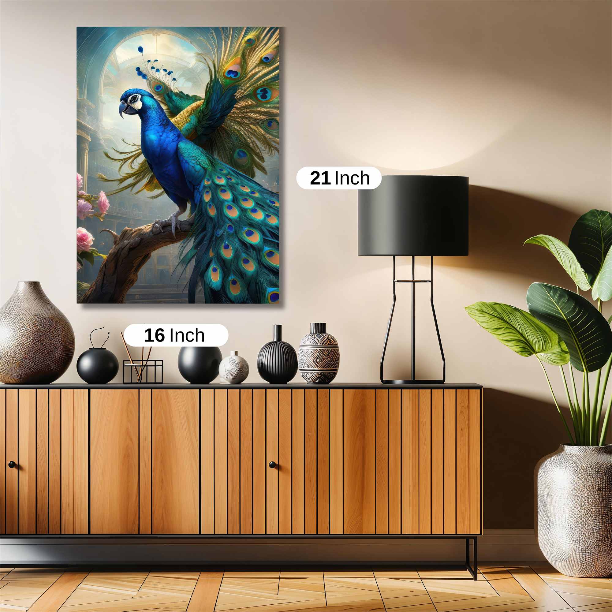 Peacock Radiant Safe Wall Magnetic / M