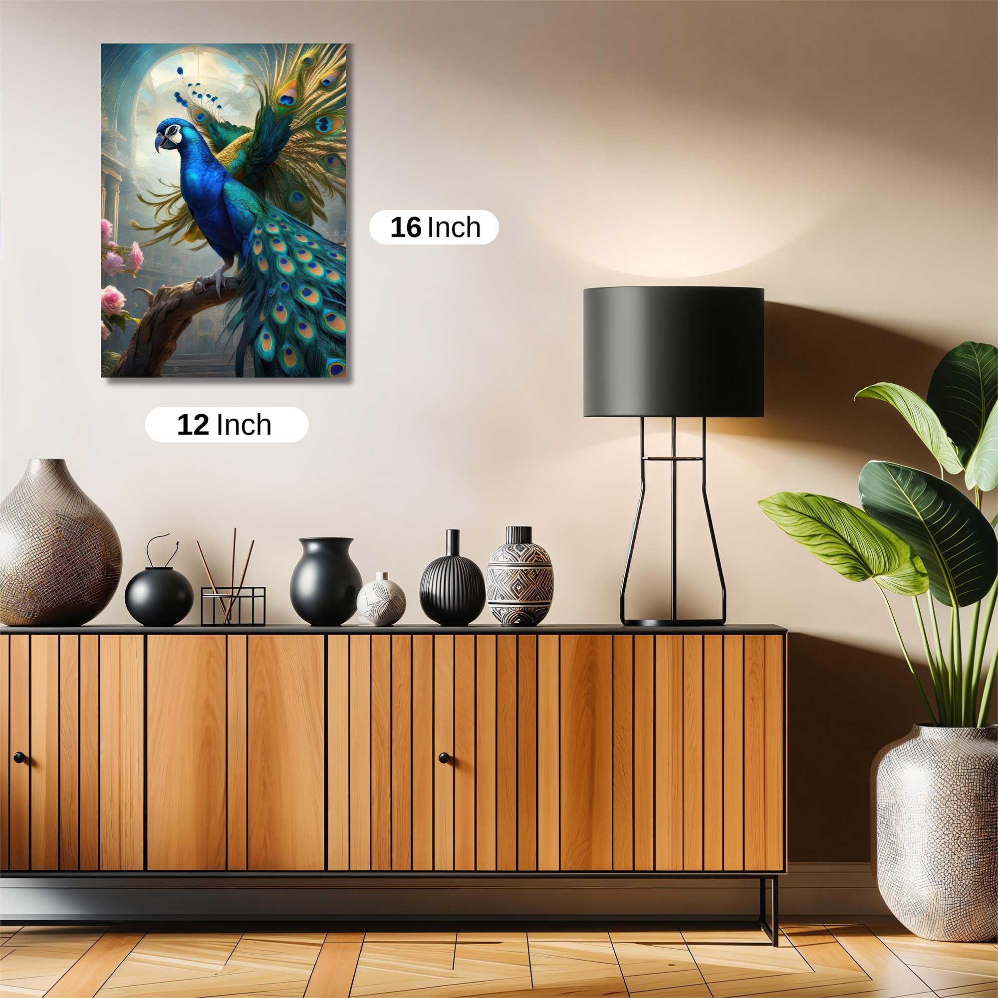 Peacock Radiant Safe Wall Magnetic / M