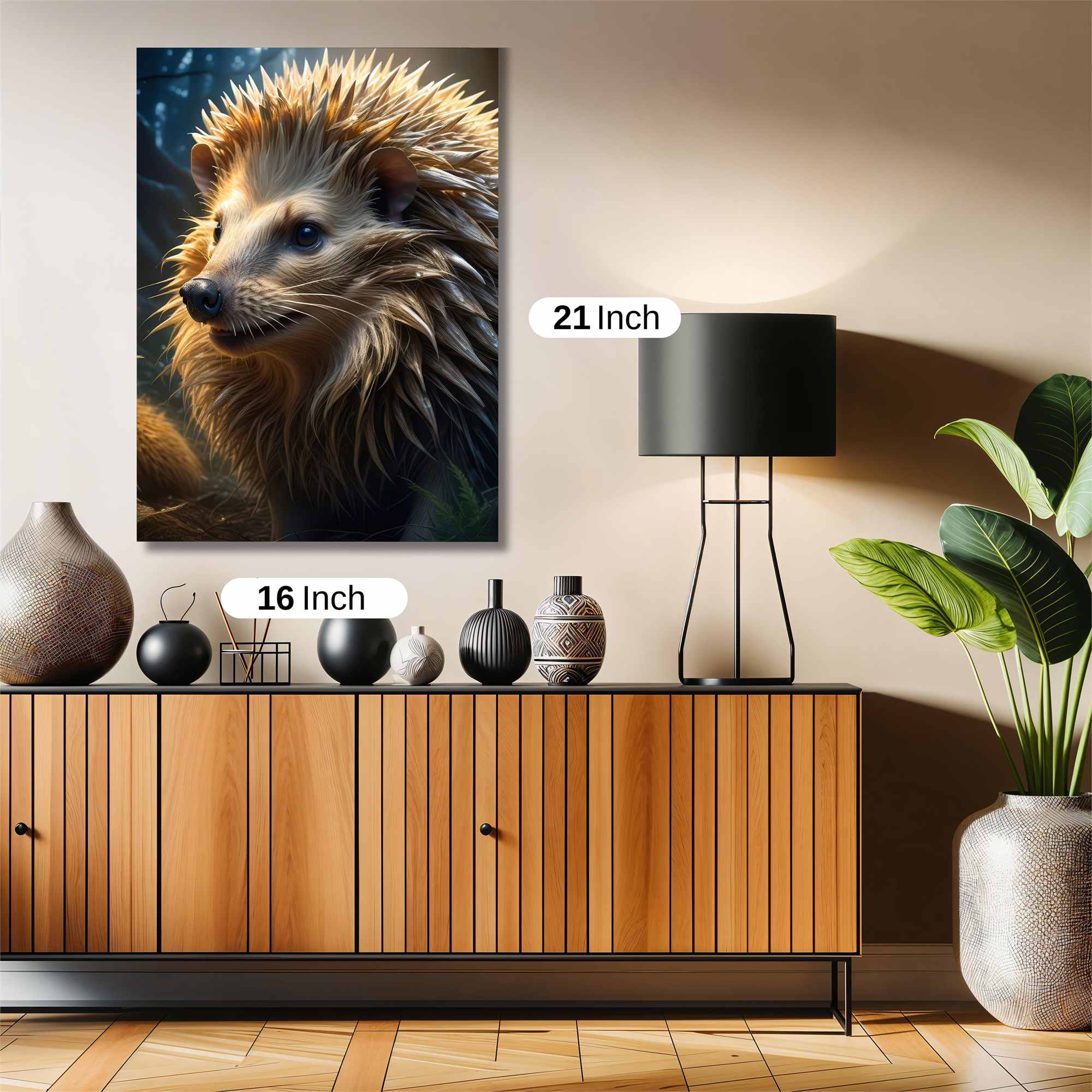 Hedgehog Radiance Safe Wall Magnetic / M