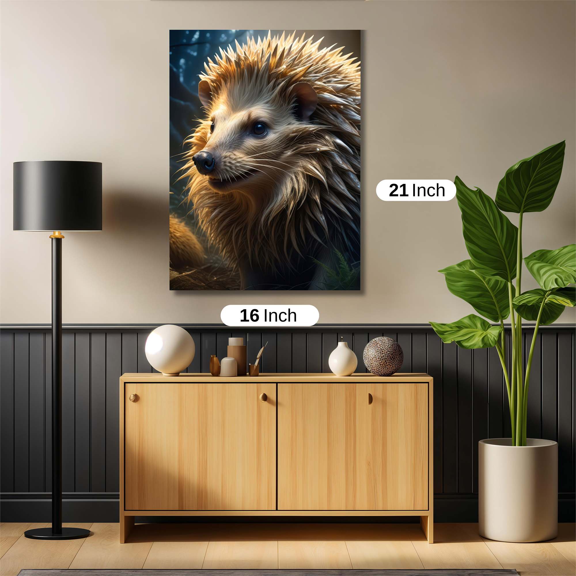 Hedgehog Radiance Safe Wall Magnetic / M