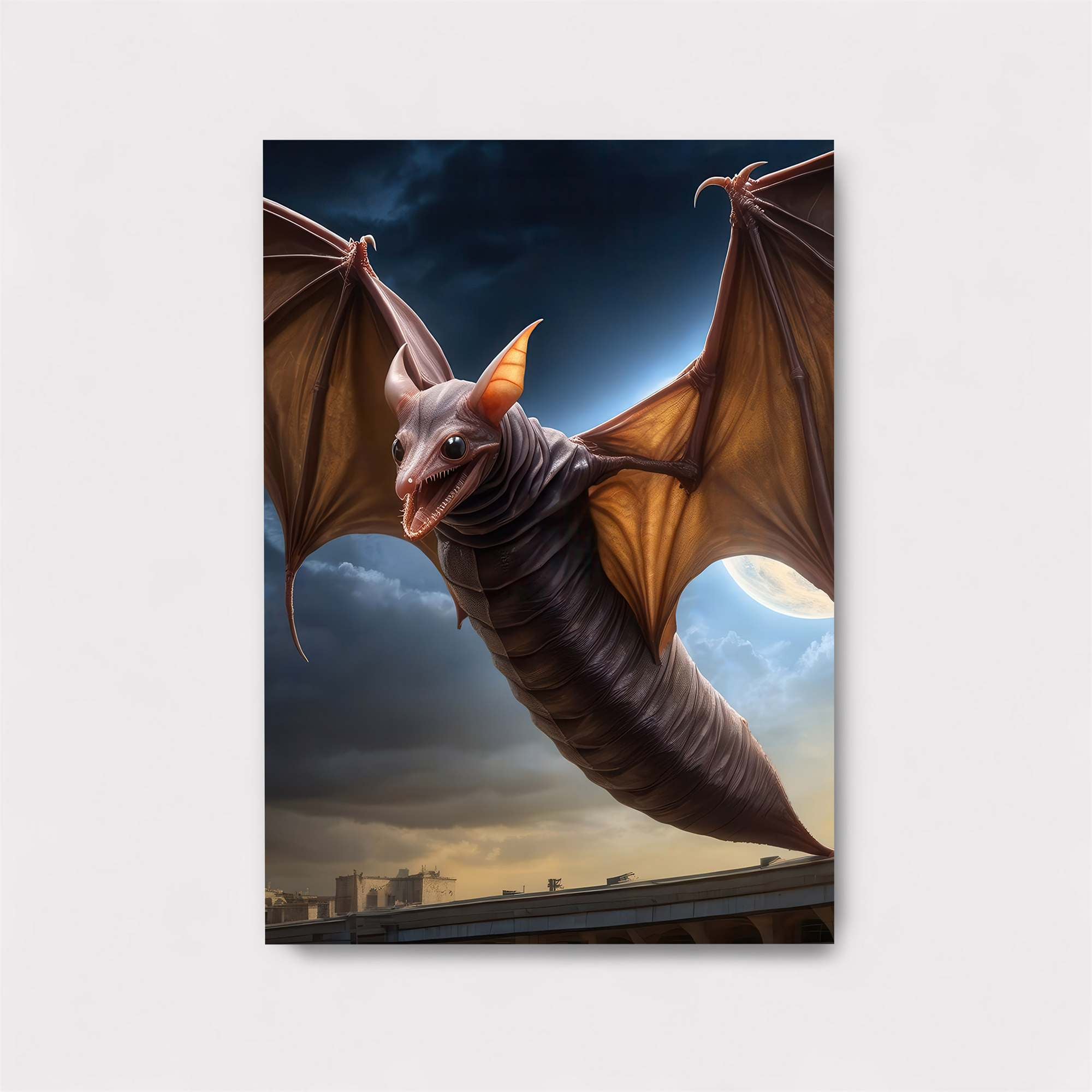 Bat Eerie Safe Wall Magnetic / M