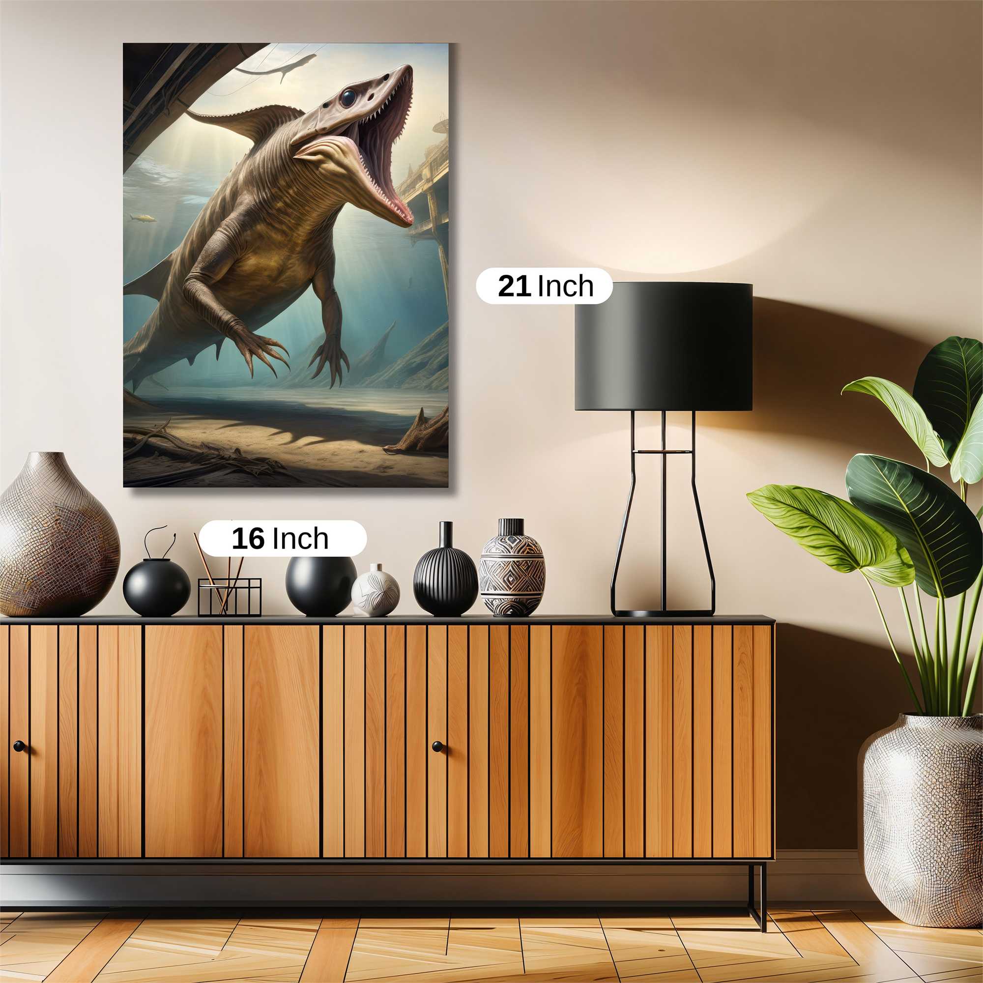 Dunkleosteus Frenzy Safe Wall Magnetic / M