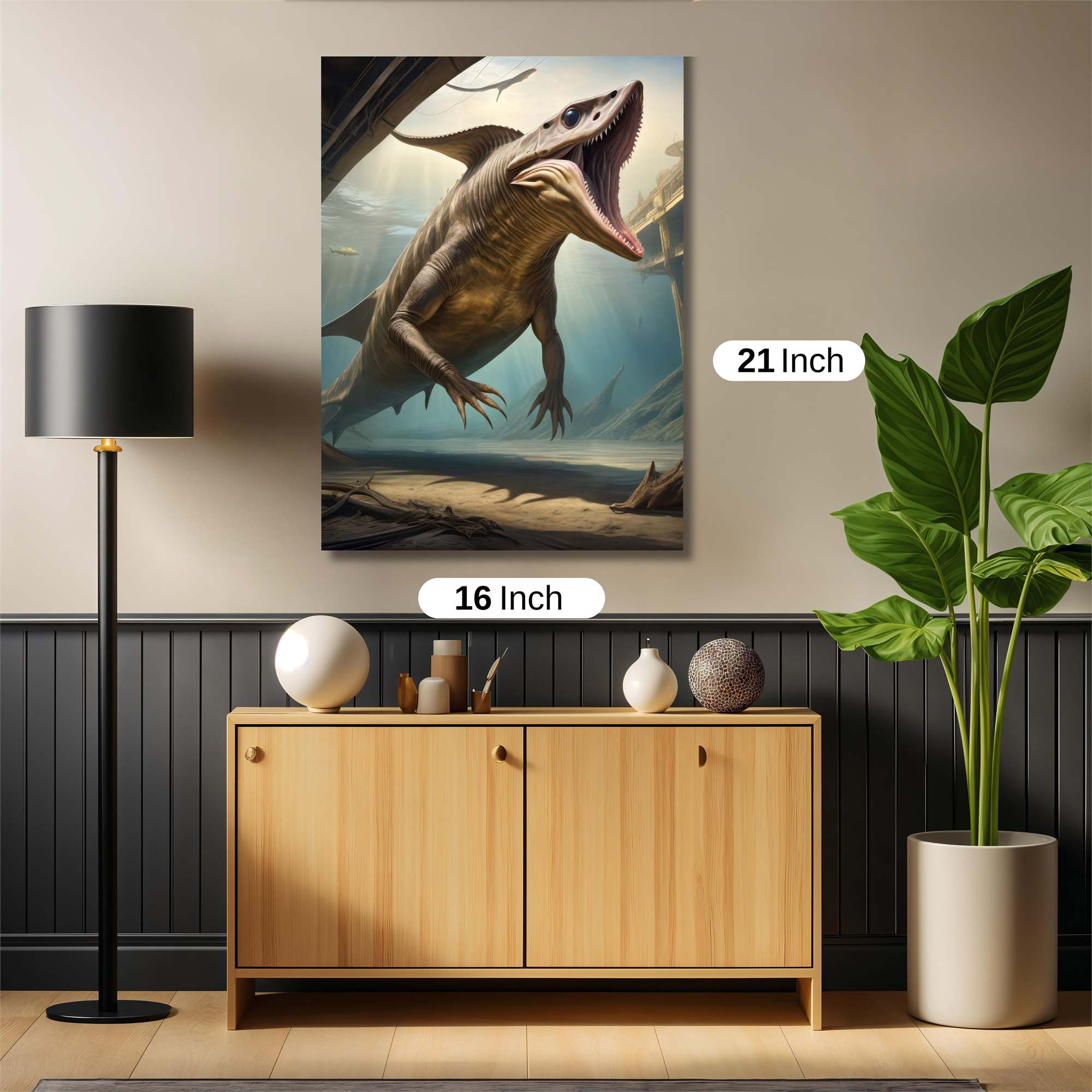 Dunkleosteus Frenzy Safe Wall Magnetic / M