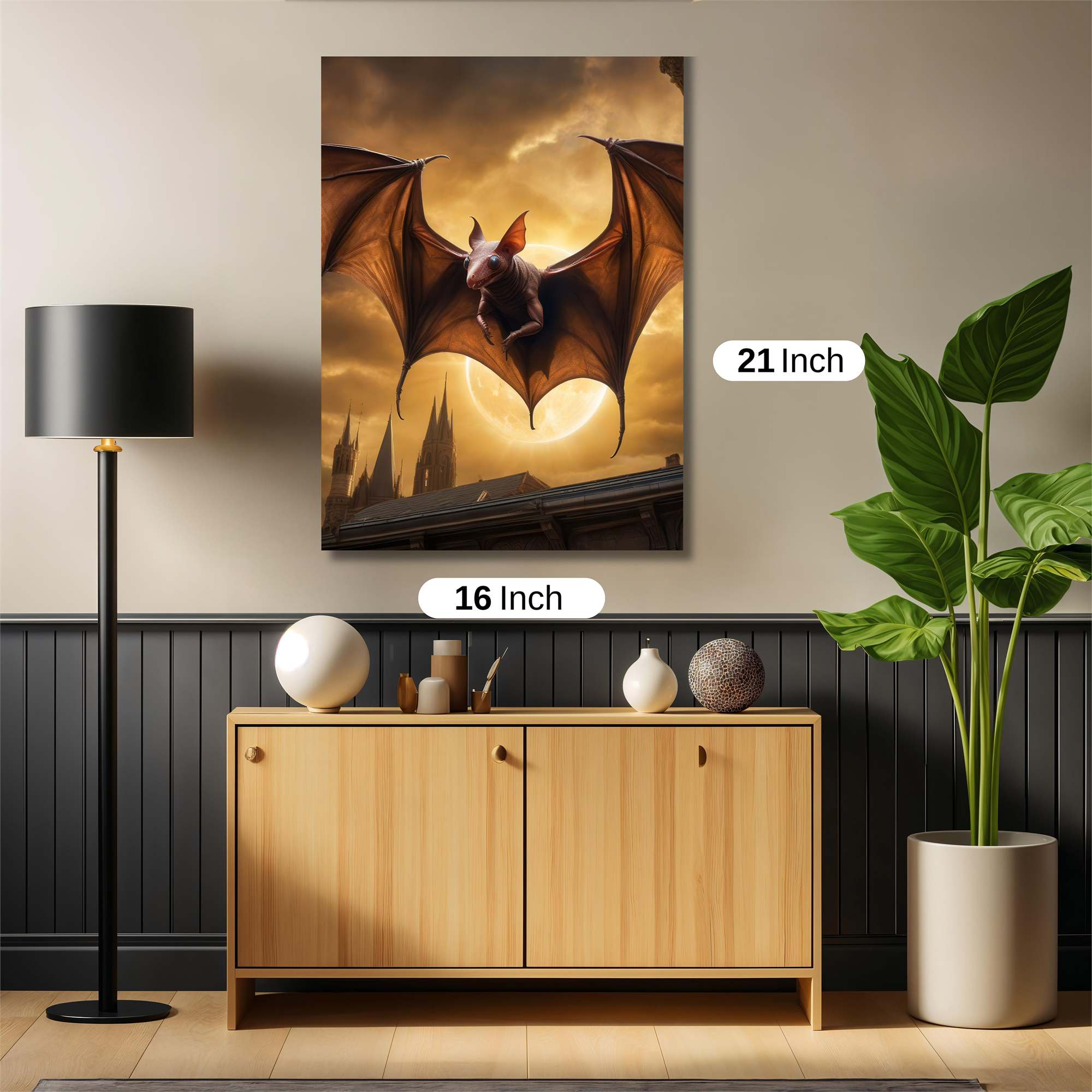 Bat Eclipse Safe Wall Magnetic / M