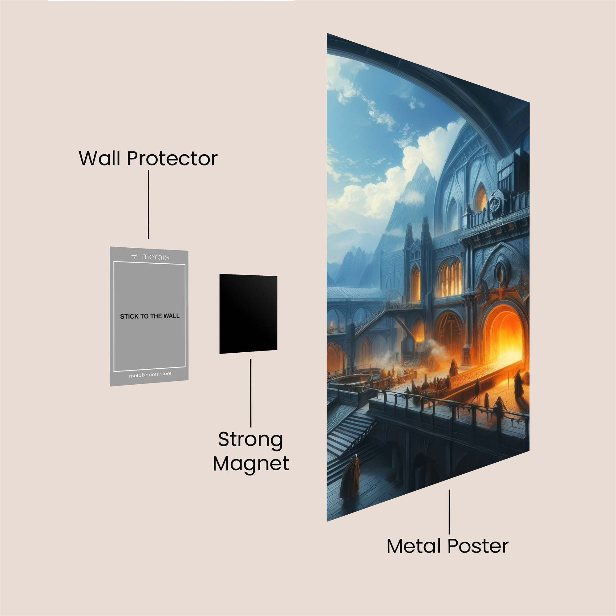Forge Majesty Safe Wall Magnetic / M