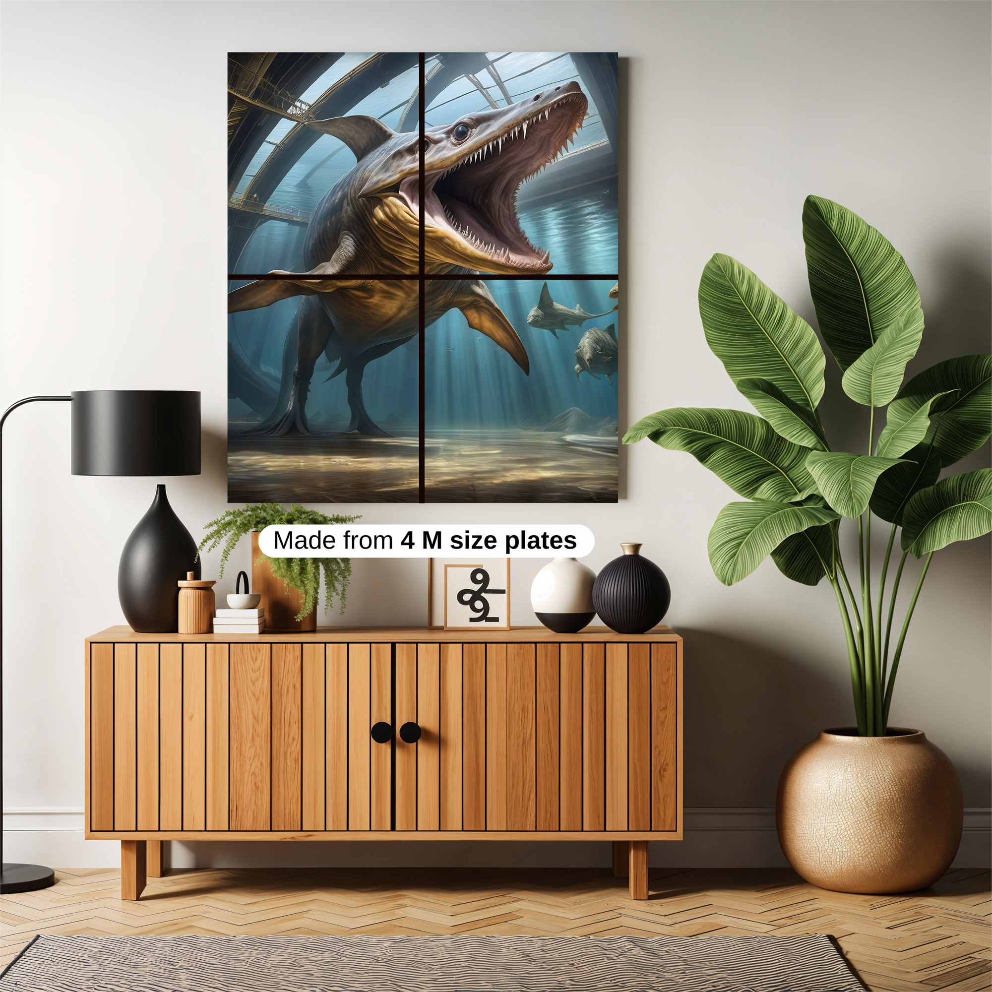 Mosasaur Menace Safe Wall Magnetic / M
