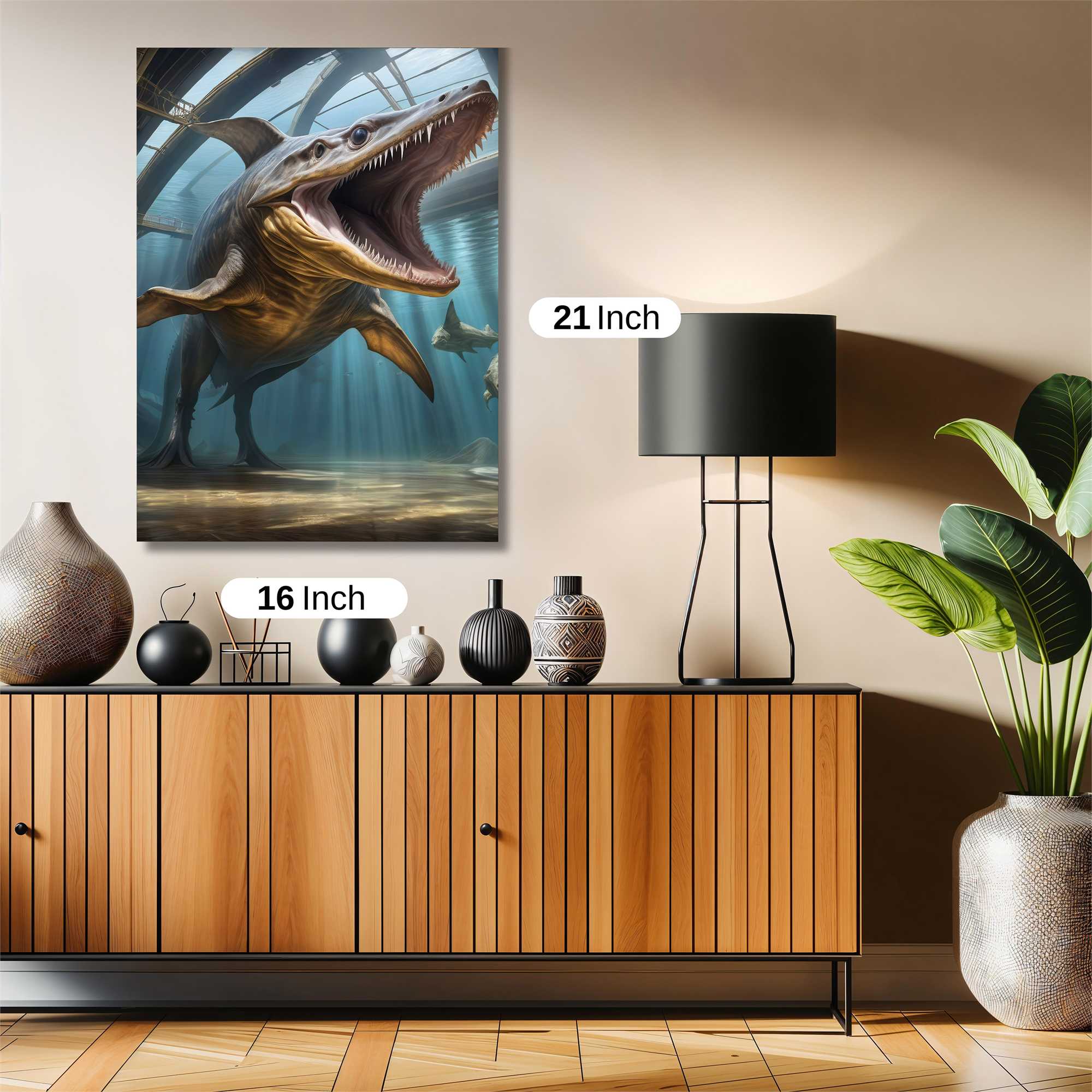 Mosasaur Menace Safe Wall Magnetic / M
