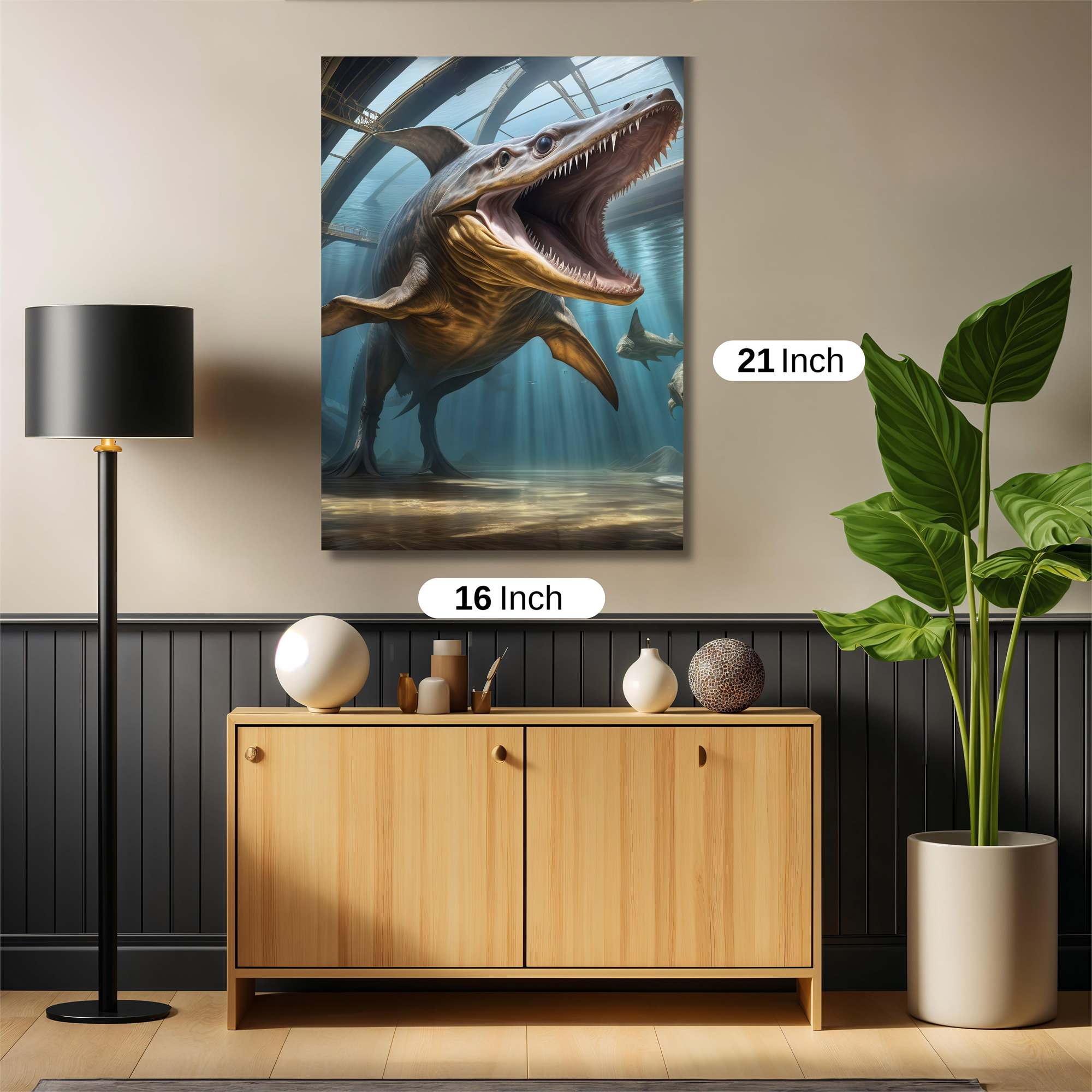 Mosasaur Menace Safe Wall Magnetic / M