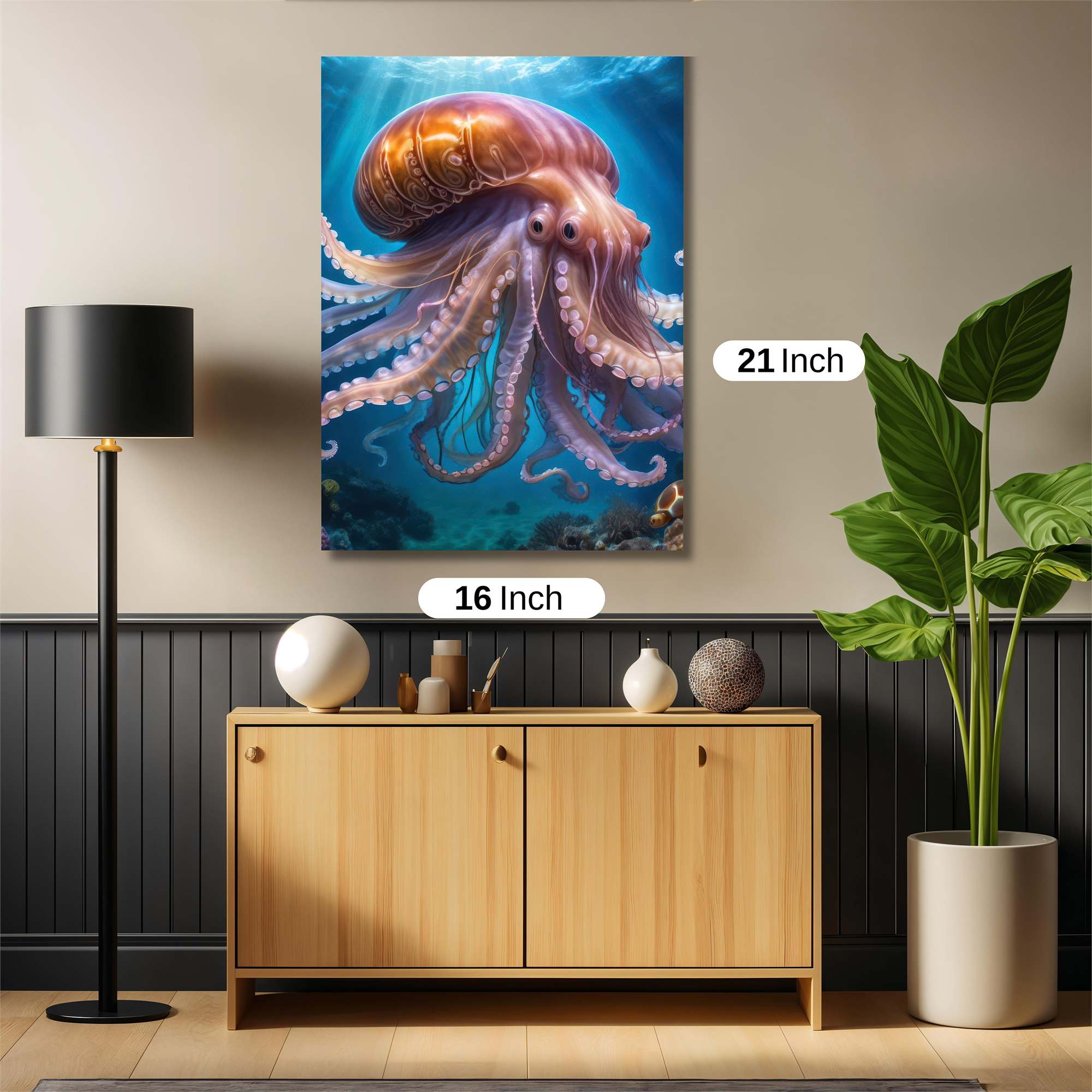 Octopus Radiance Safe Wall Magnetic / M