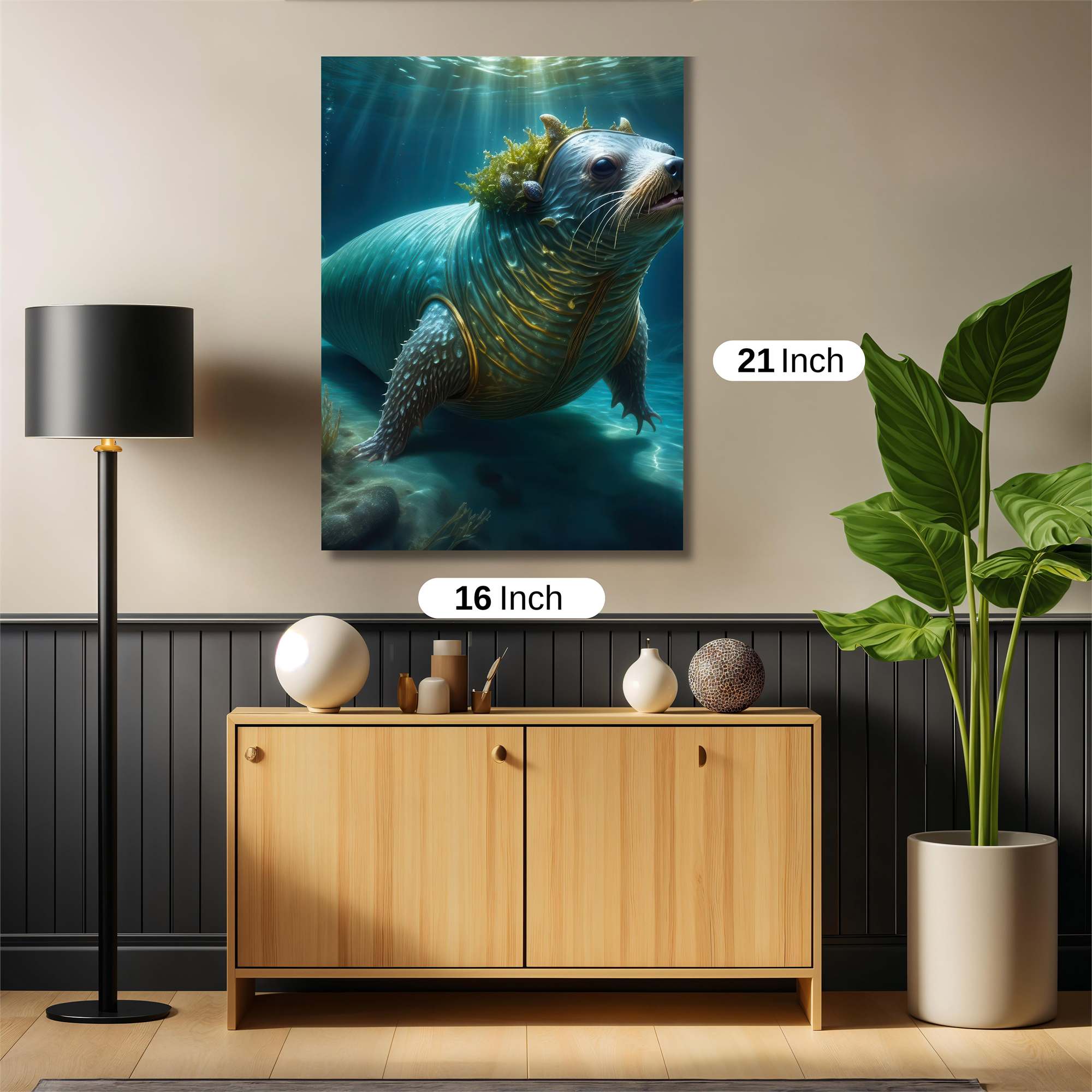 Mermaid Monarch Safe Wall Magnetic / M