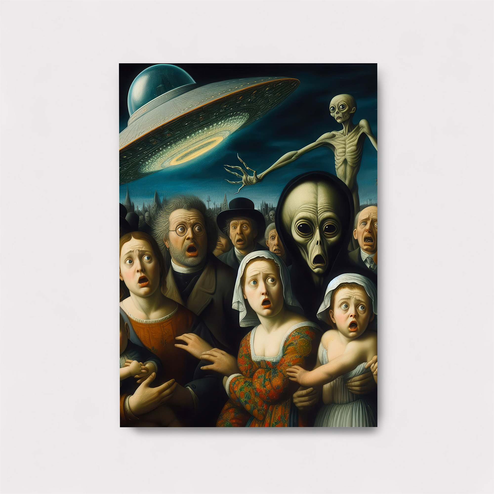Alien Invasion Safe Wall Magnetic / M