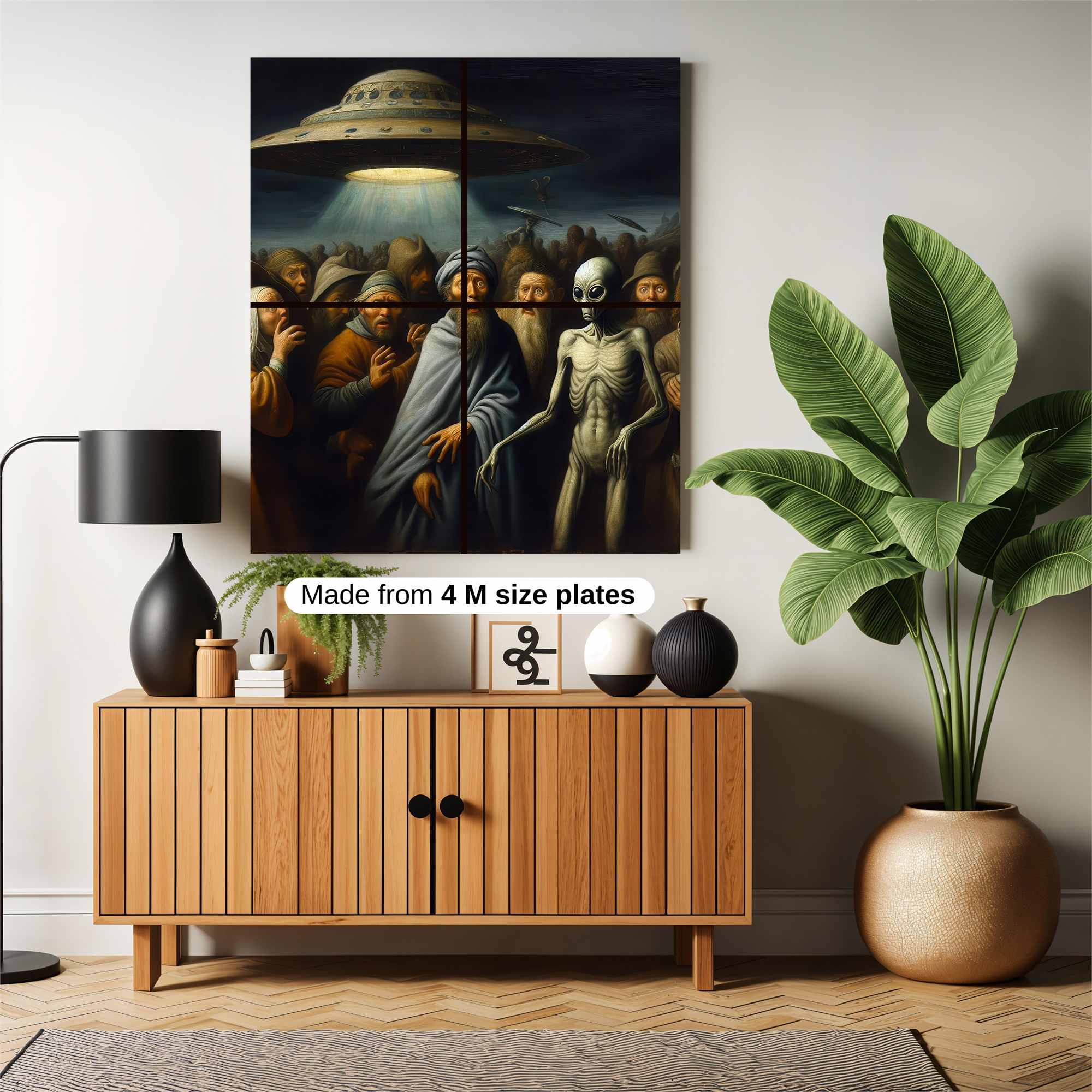Alien Encounter Safe Wall Magnetic / M