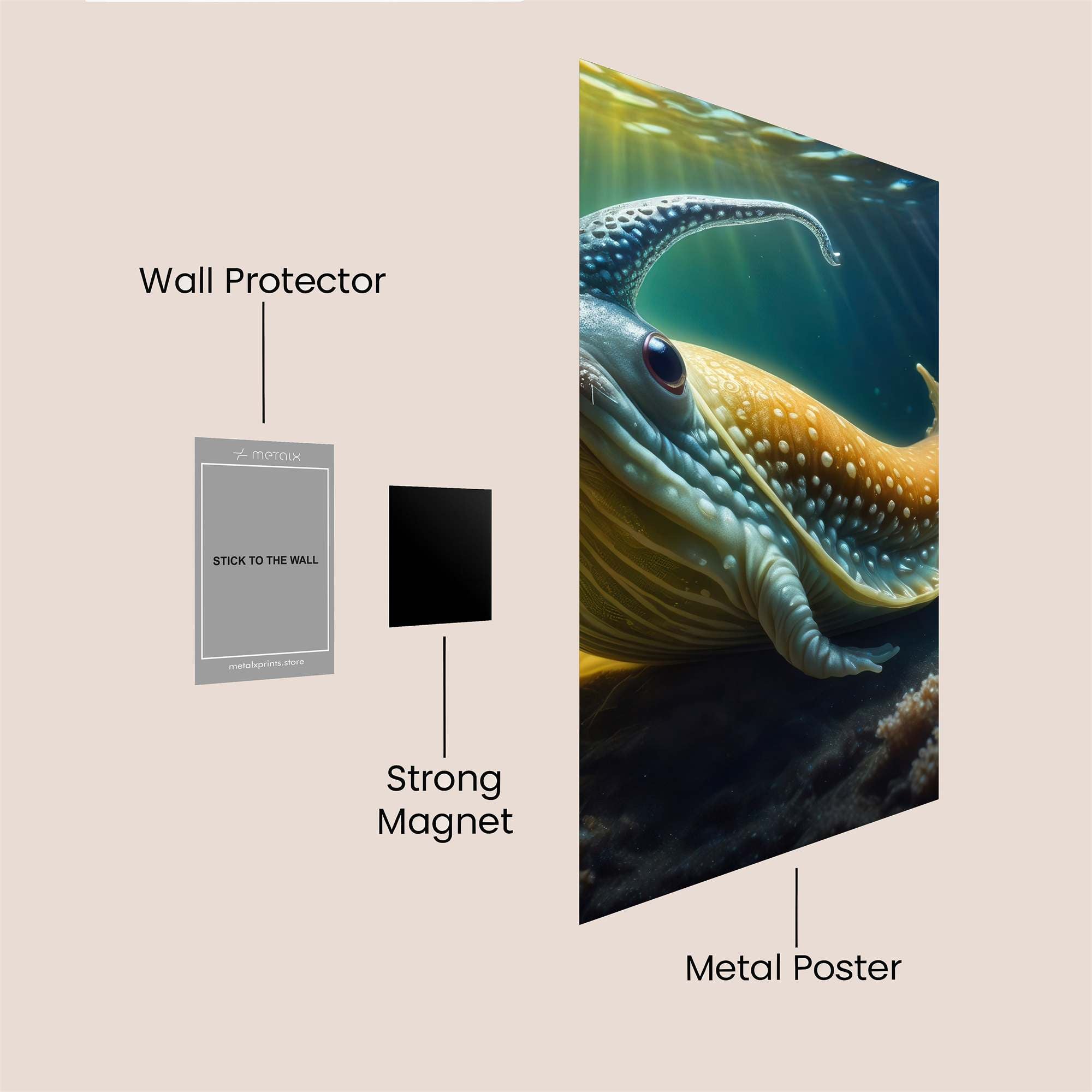 Nautical Whimsy Safe Wall Magnetic / M