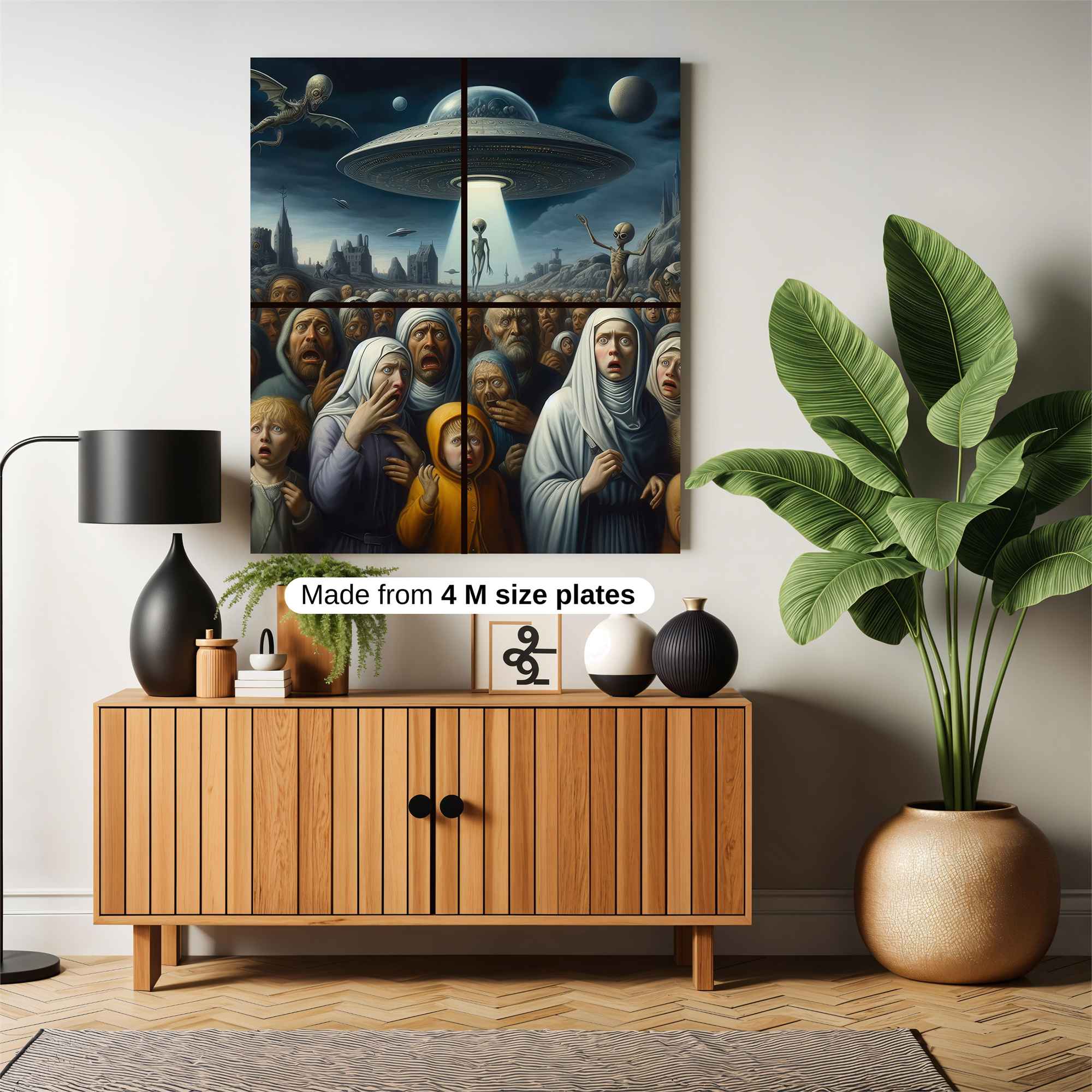 Alien Arrival Safe Wall Magnetic / M