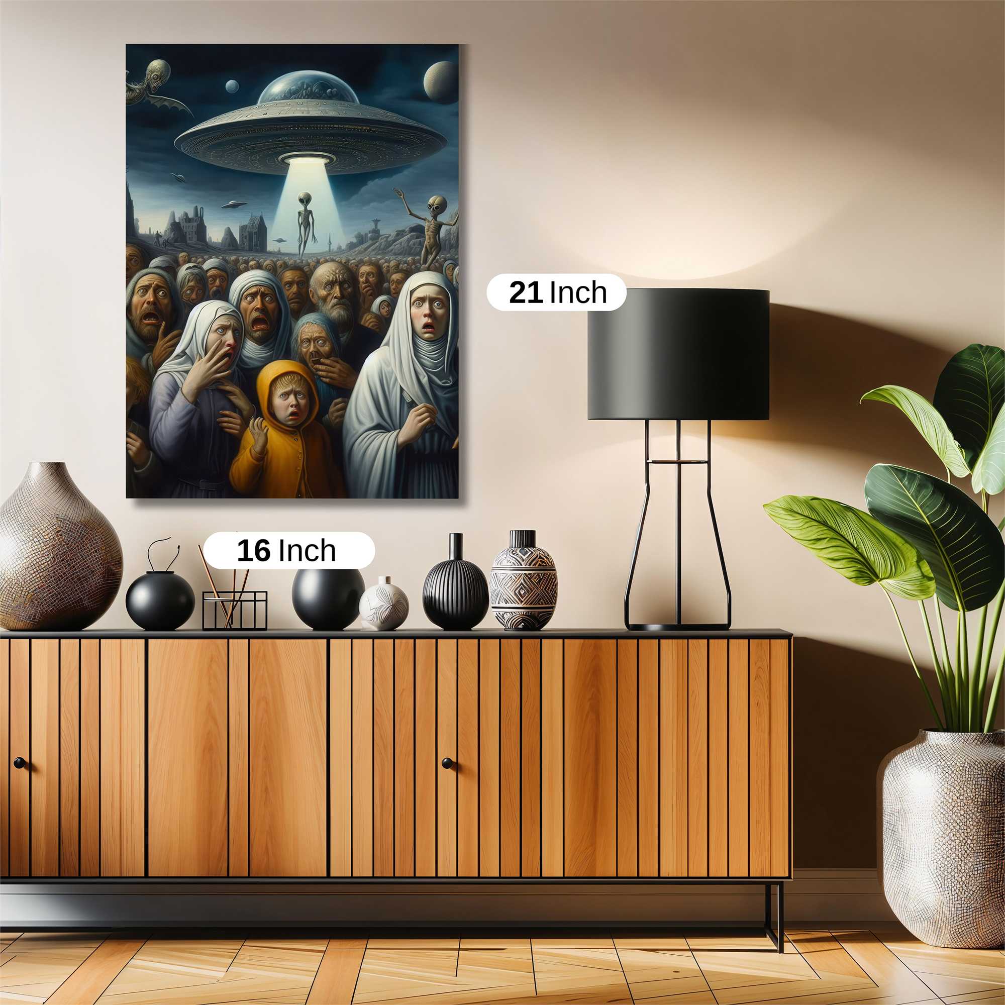 Alien Arrival Safe Wall Magnetic / M