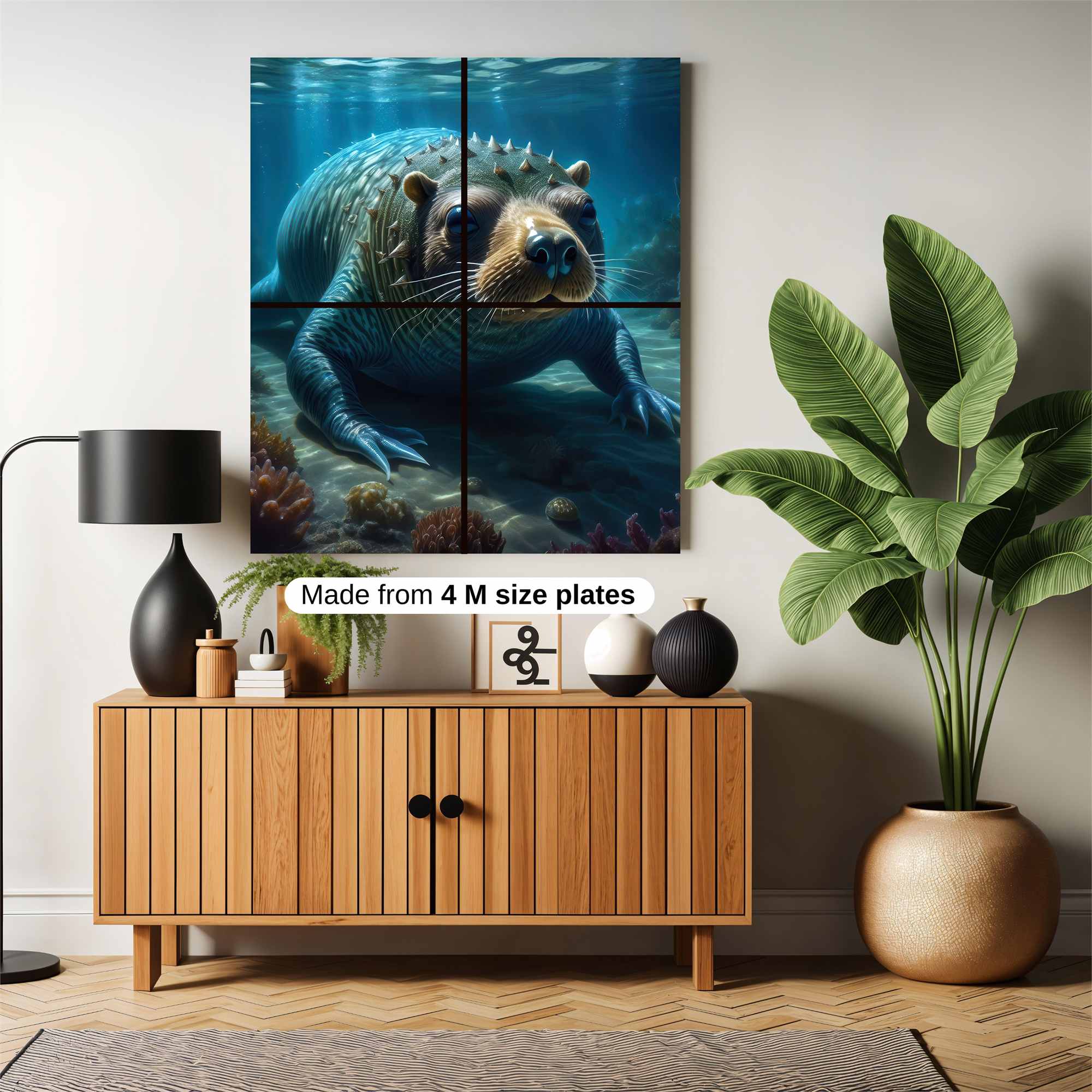 Spiky Serenity Safe Wall Magnetic / M