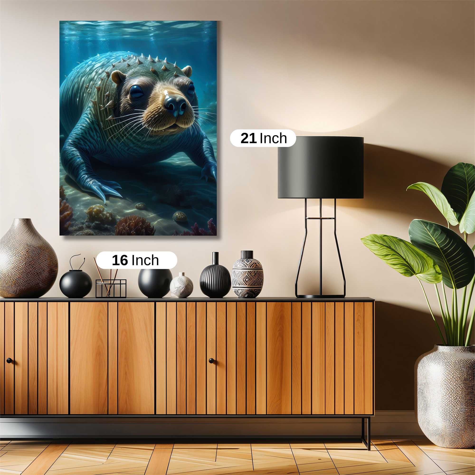 Spiky Serenity Safe Wall Magnetic / M