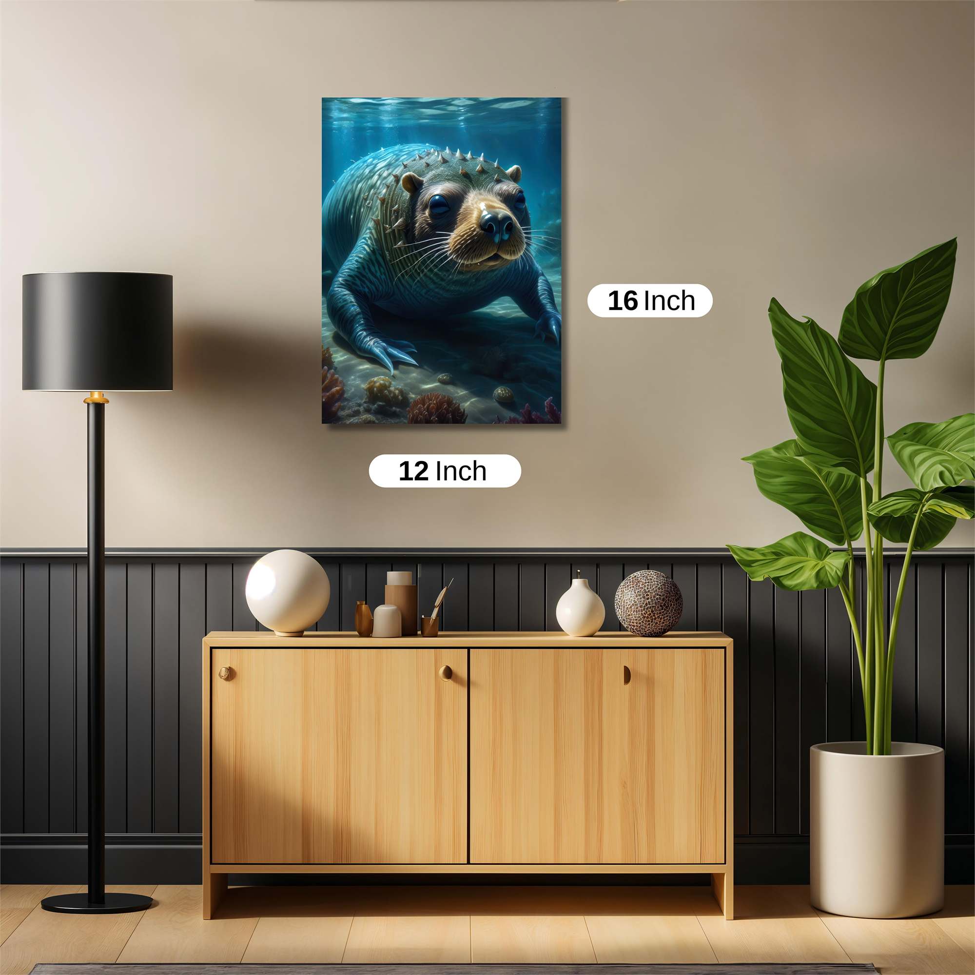 Spiky Serenity Safe Wall Magnetic / M