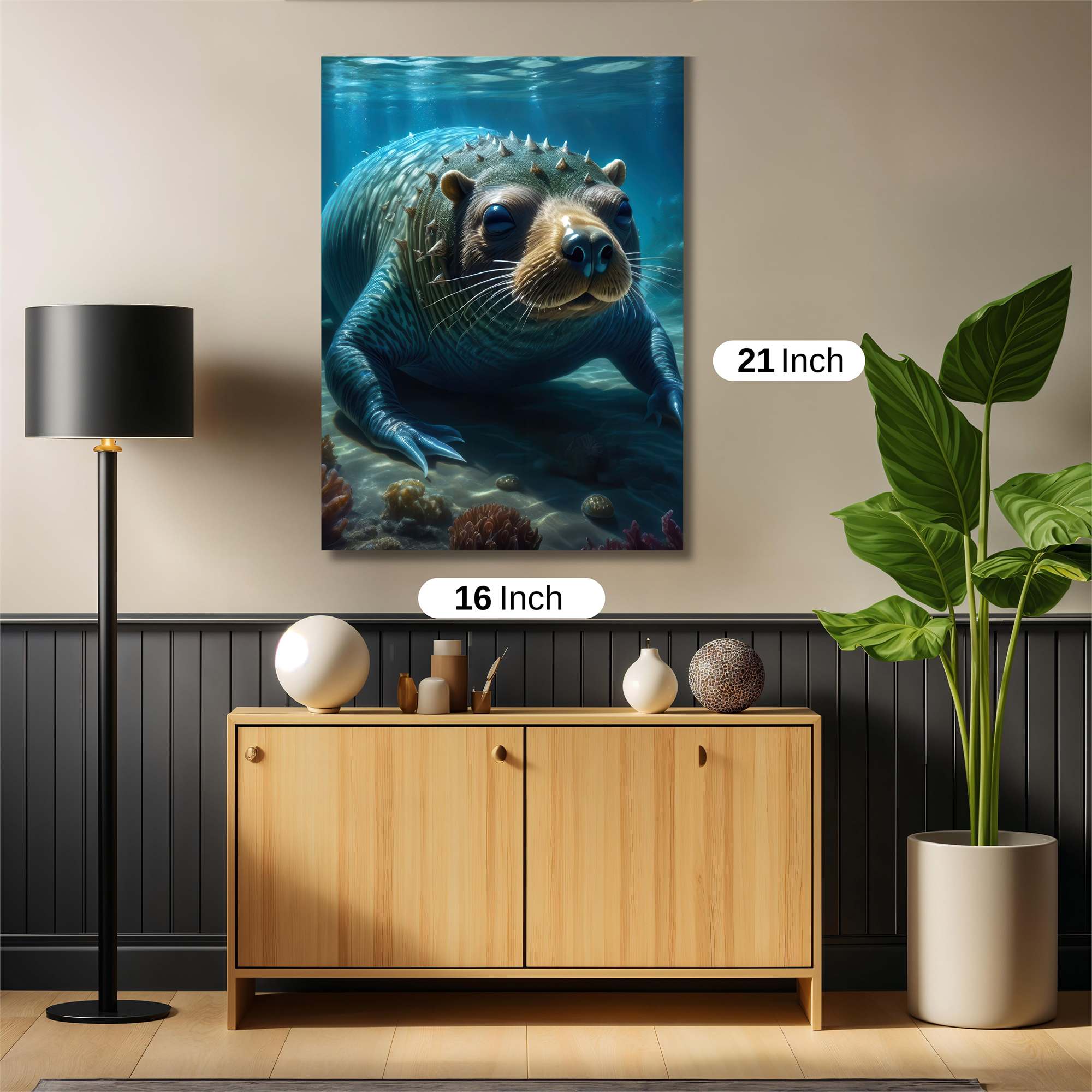 Spiky Serenity Safe Wall Magnetic / M