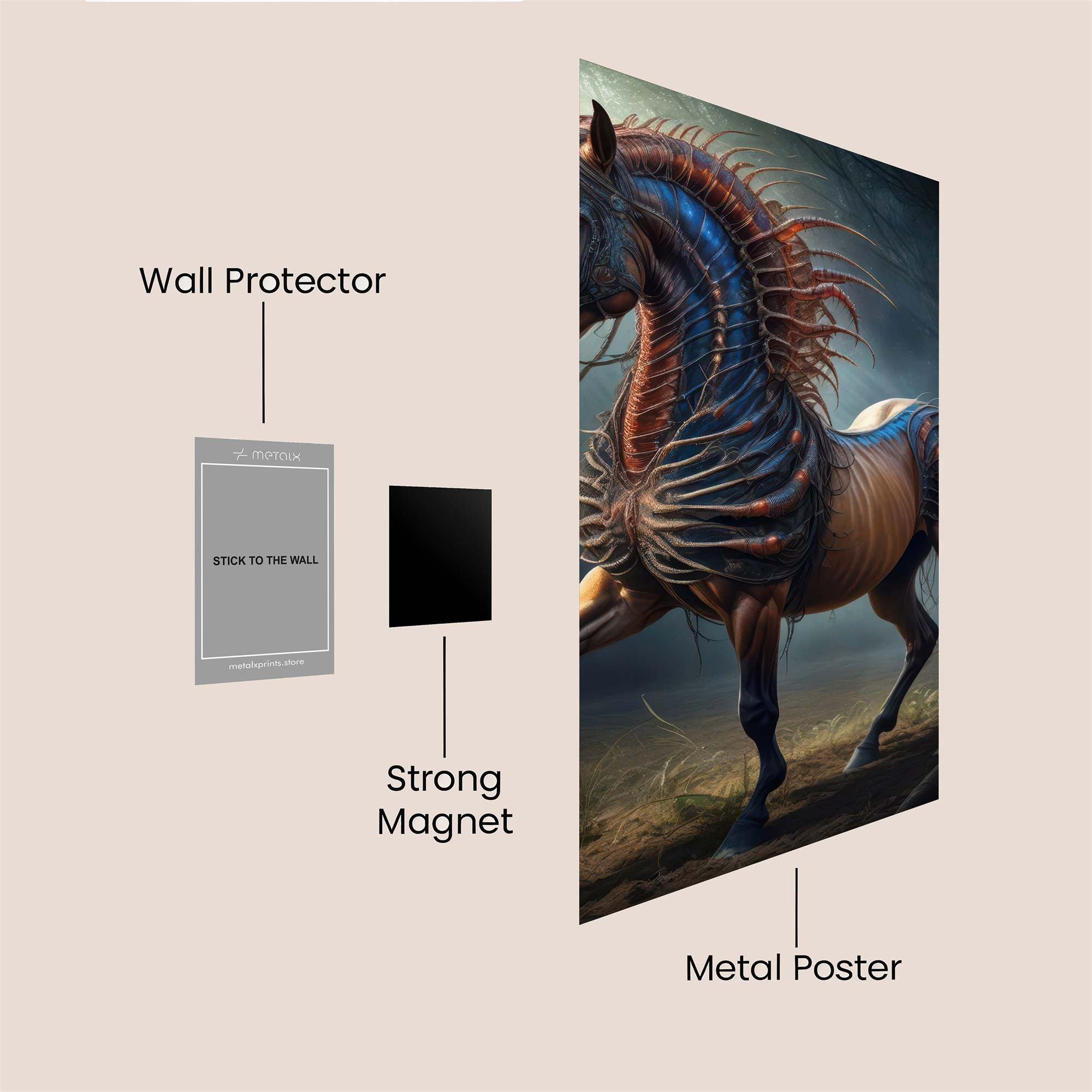 Spectral Stallion Safe Wall Magnetic / M