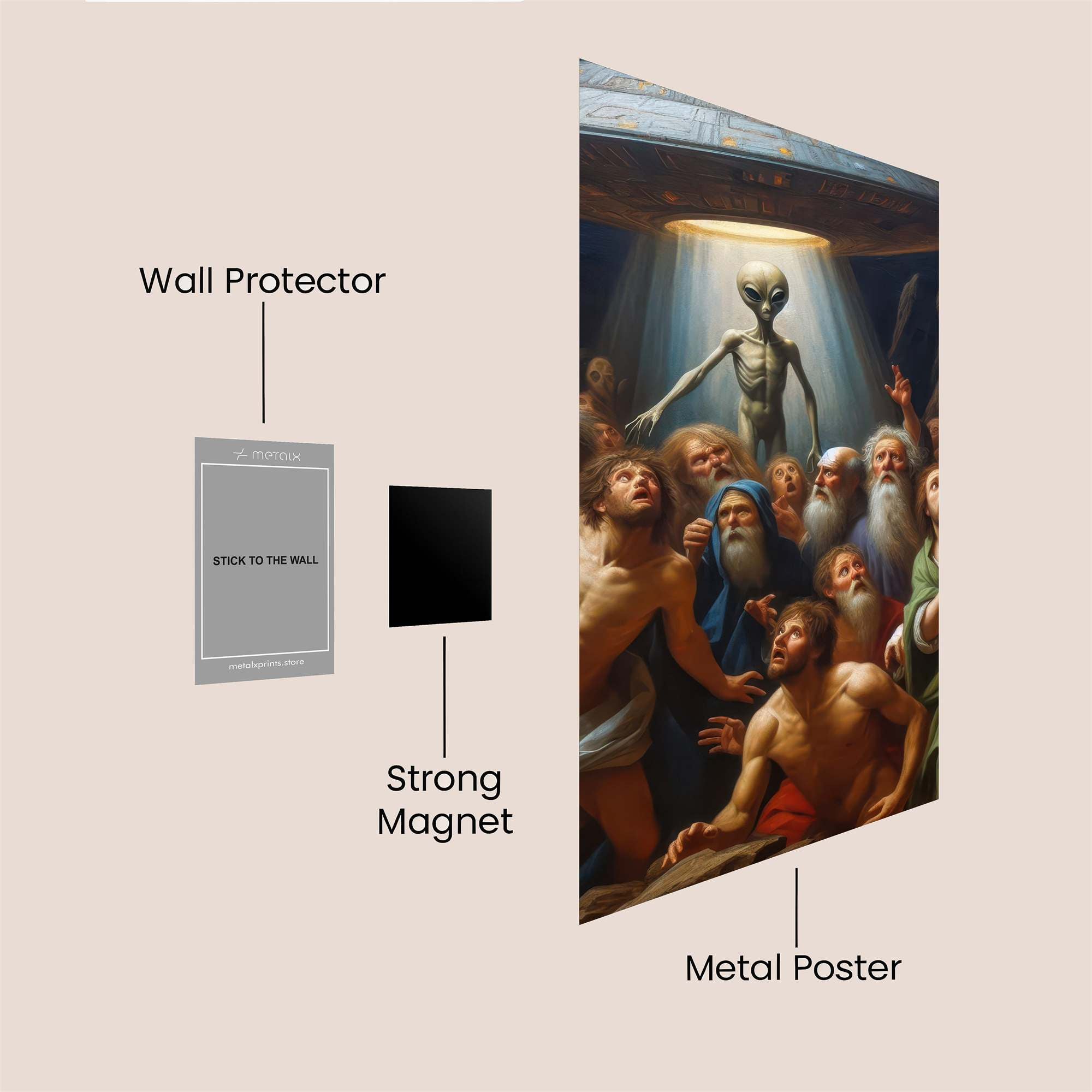 Alien Ascension Safe Wall Magnetic / M