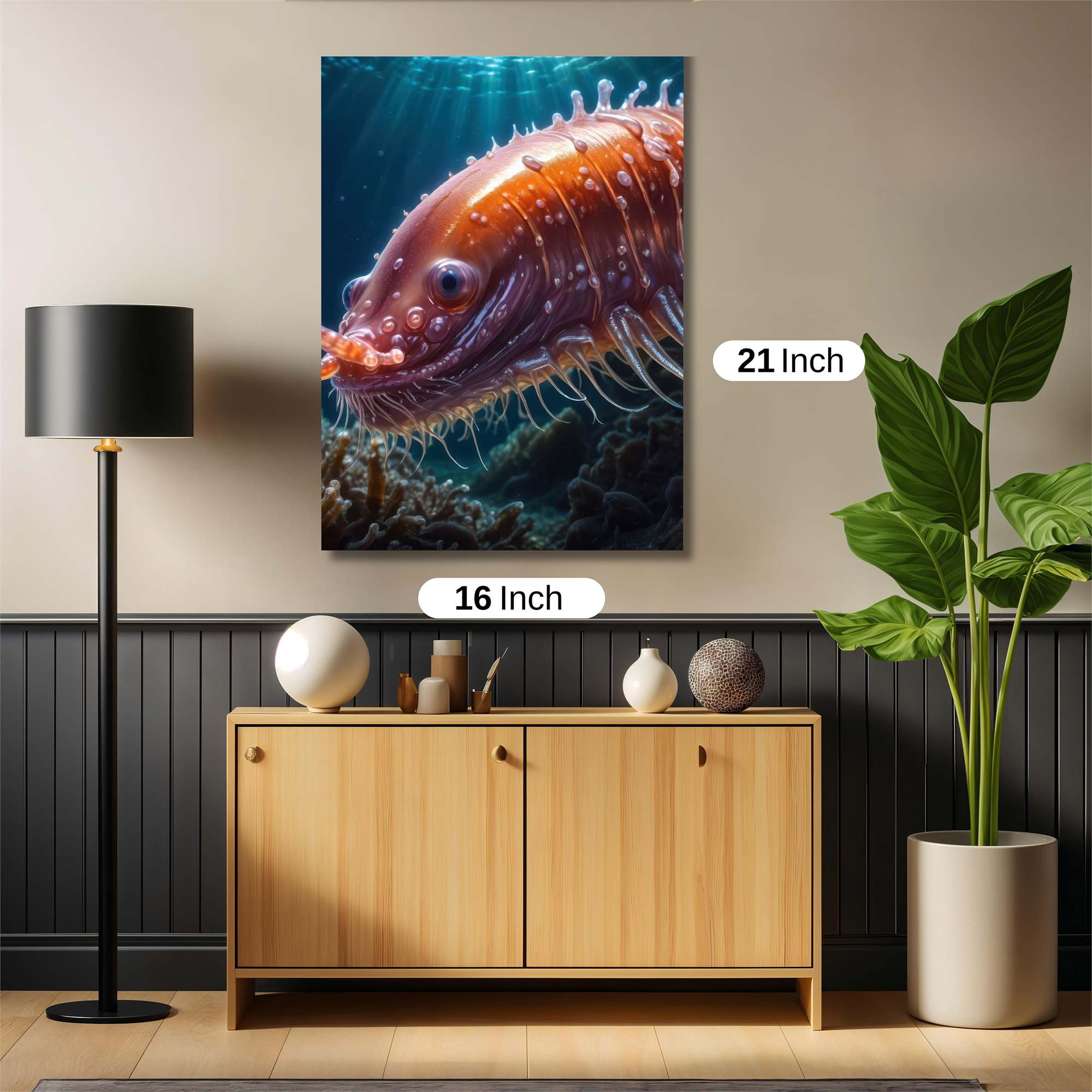 Alien Eel Safe Wall Magnetic / M