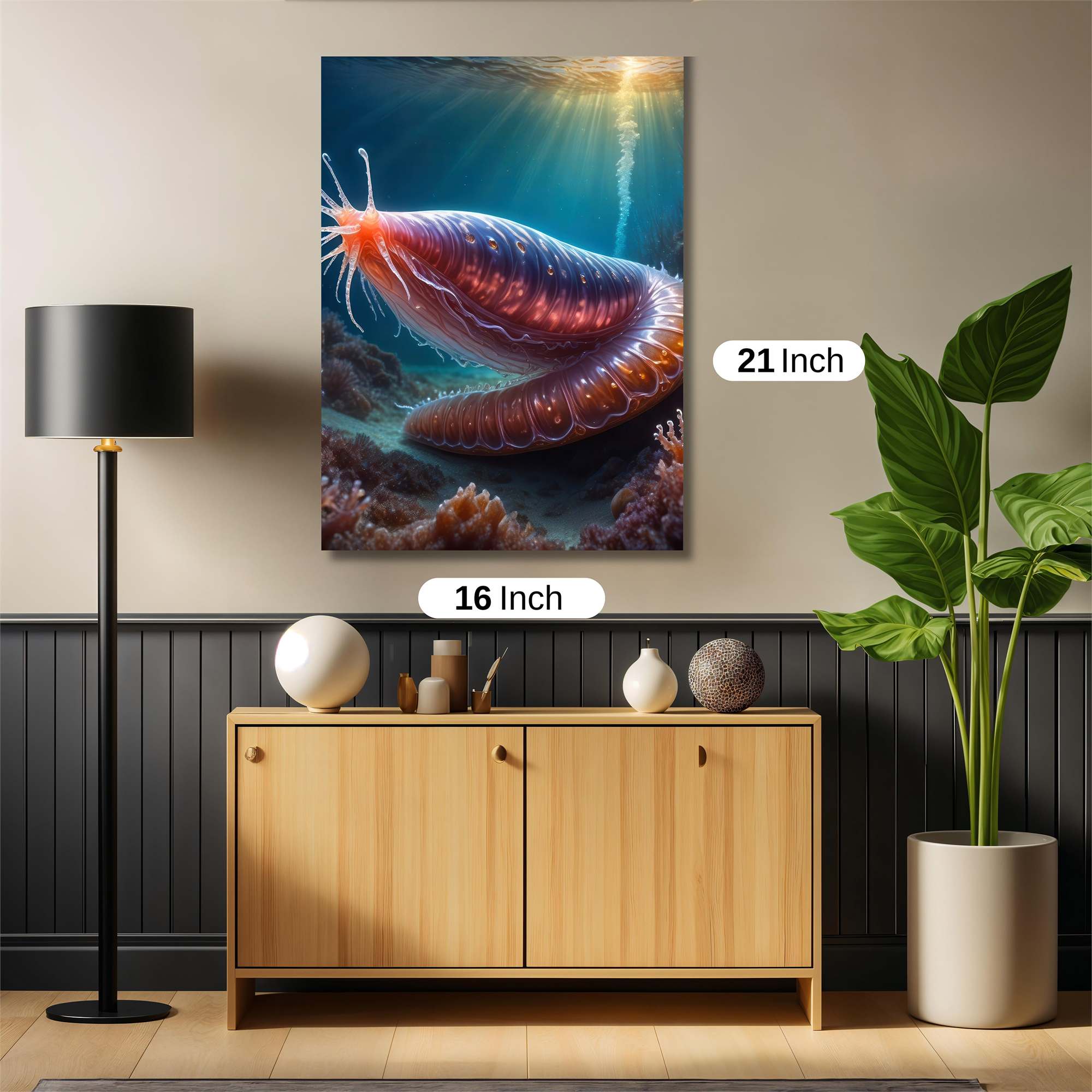 Glowing Worm Safe Wall Magnetic / M