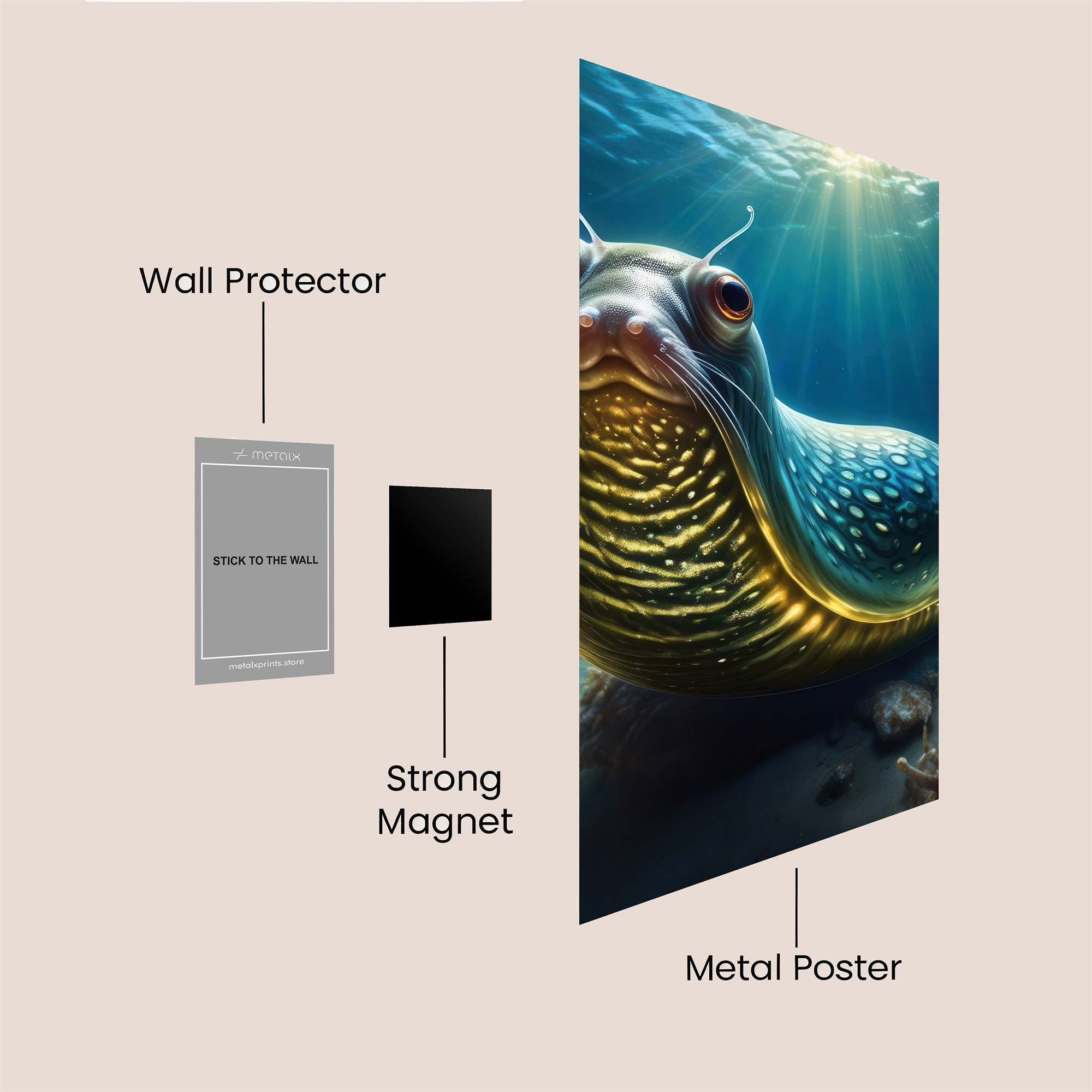 Nautical Nerd Safe Wall Magnetic / M