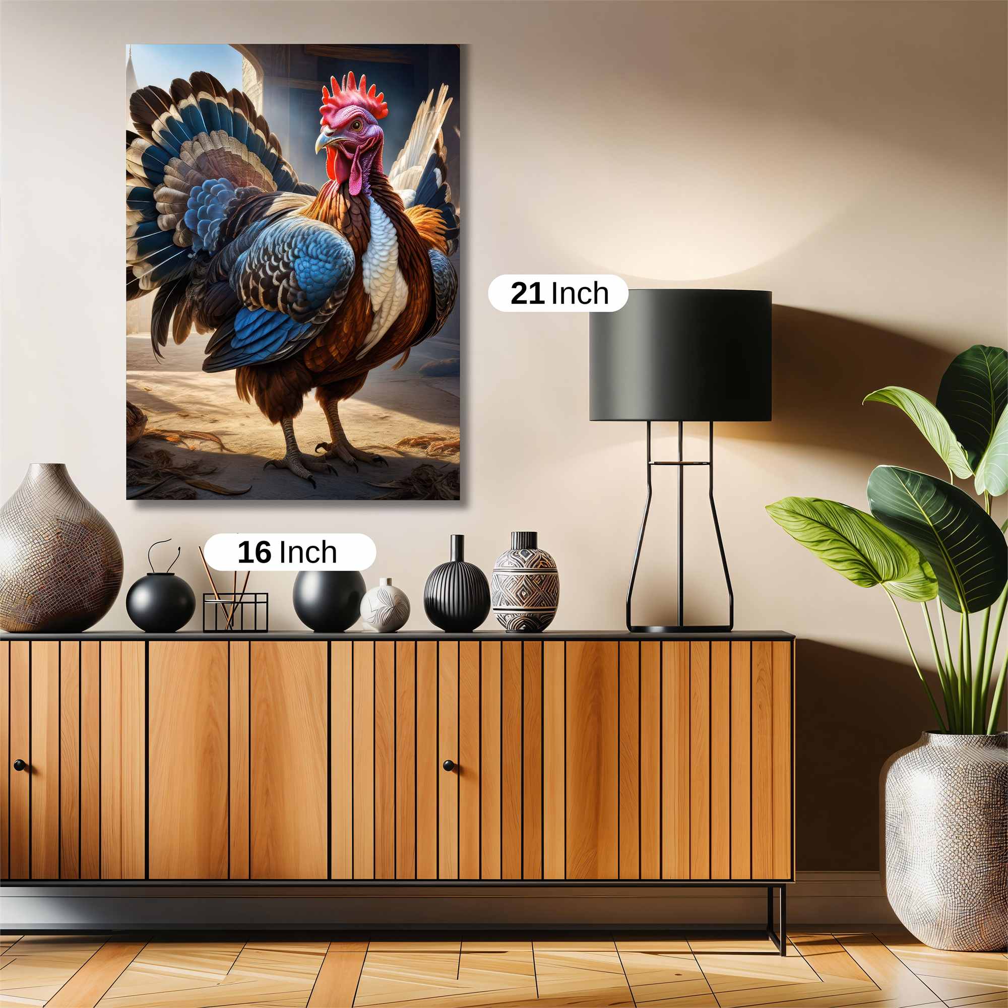 Rooster Regal Safe Wall Magnetic / M