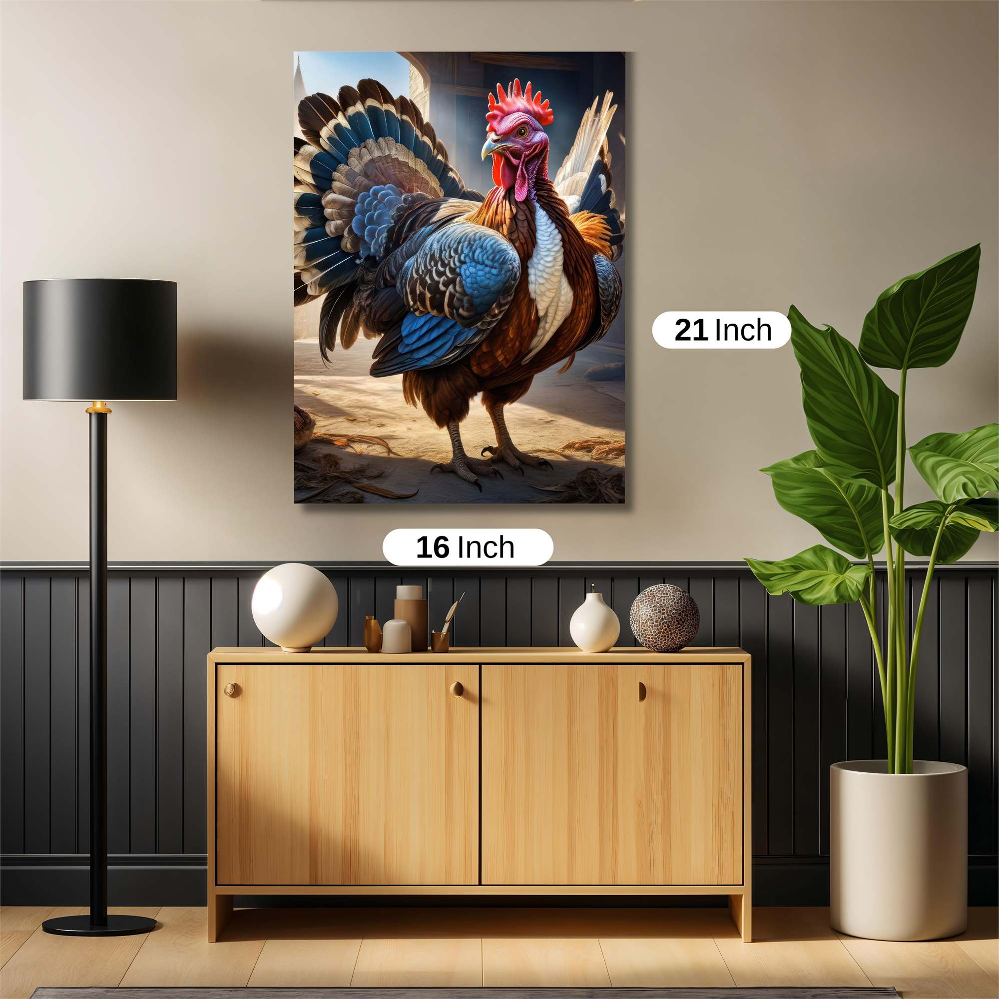 Rooster Regal Safe Wall Magnetic / M