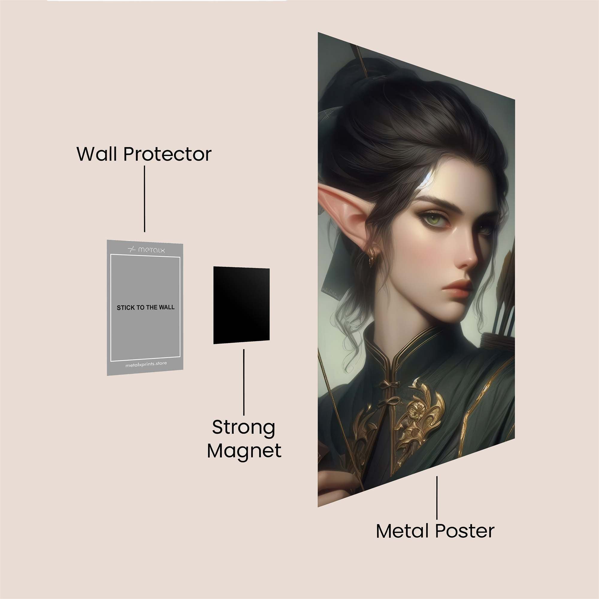 Elf Serenity Safe Wall Magnetic / M