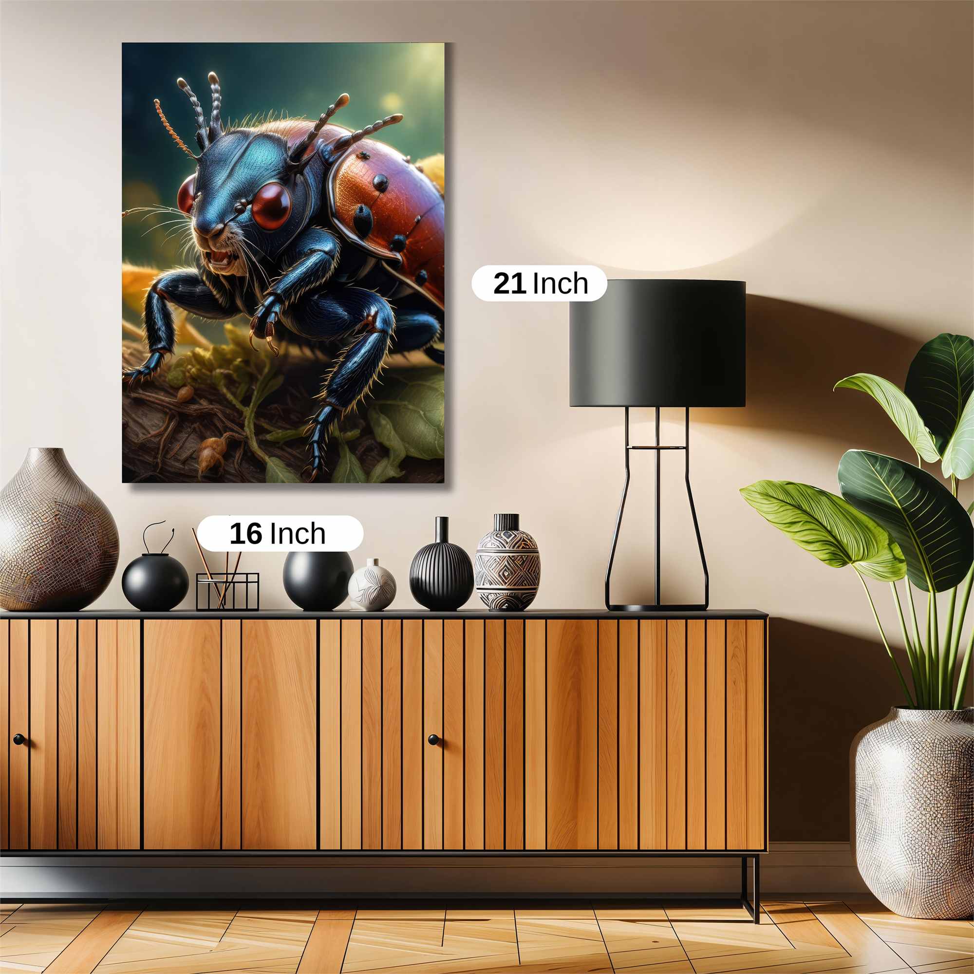 Beetle Menace Safe Wall Magnetic / M