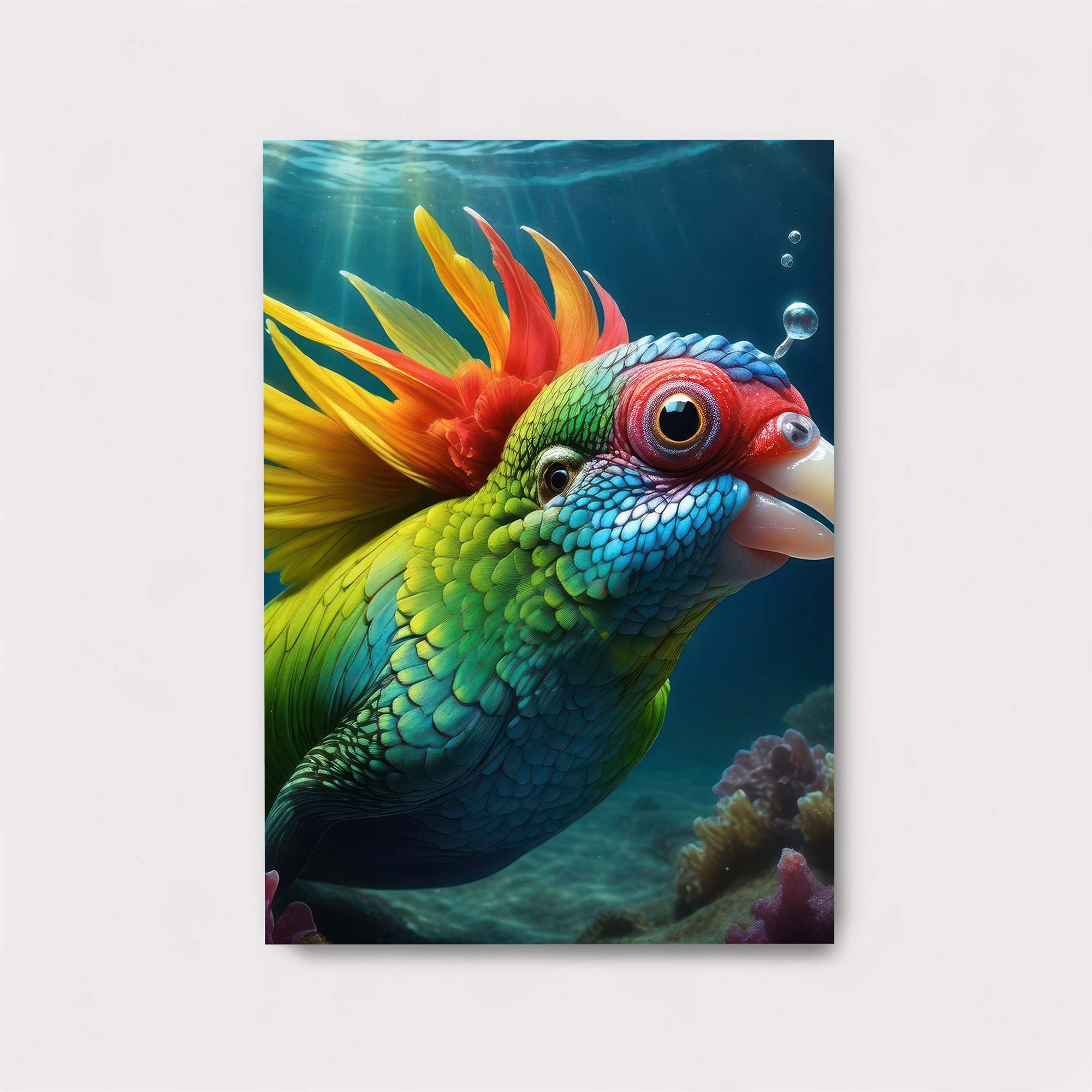 Parrot Whimsy Safe Wall Magnetic / M