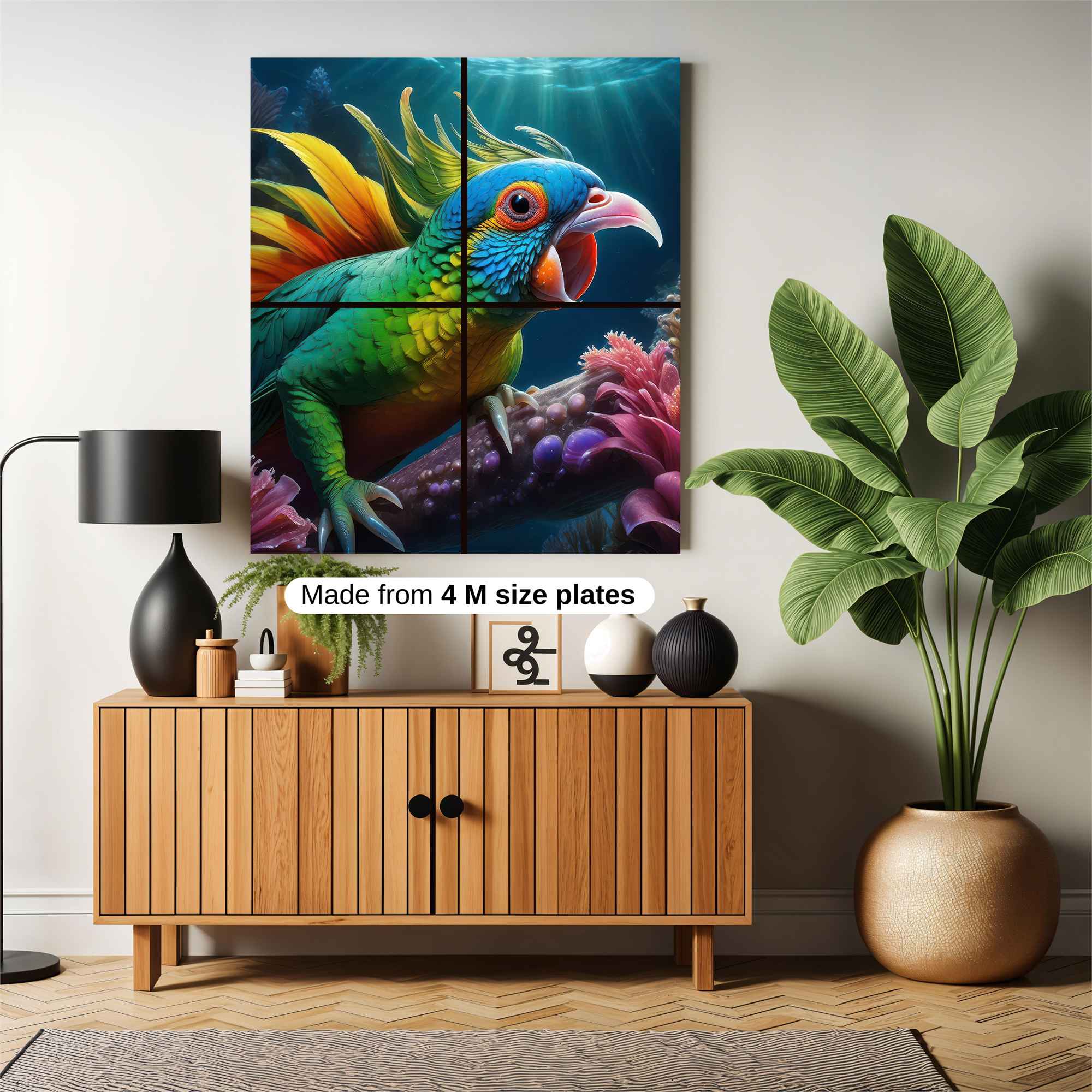 Parrot Euphoria Safe Wall Magnetic / M