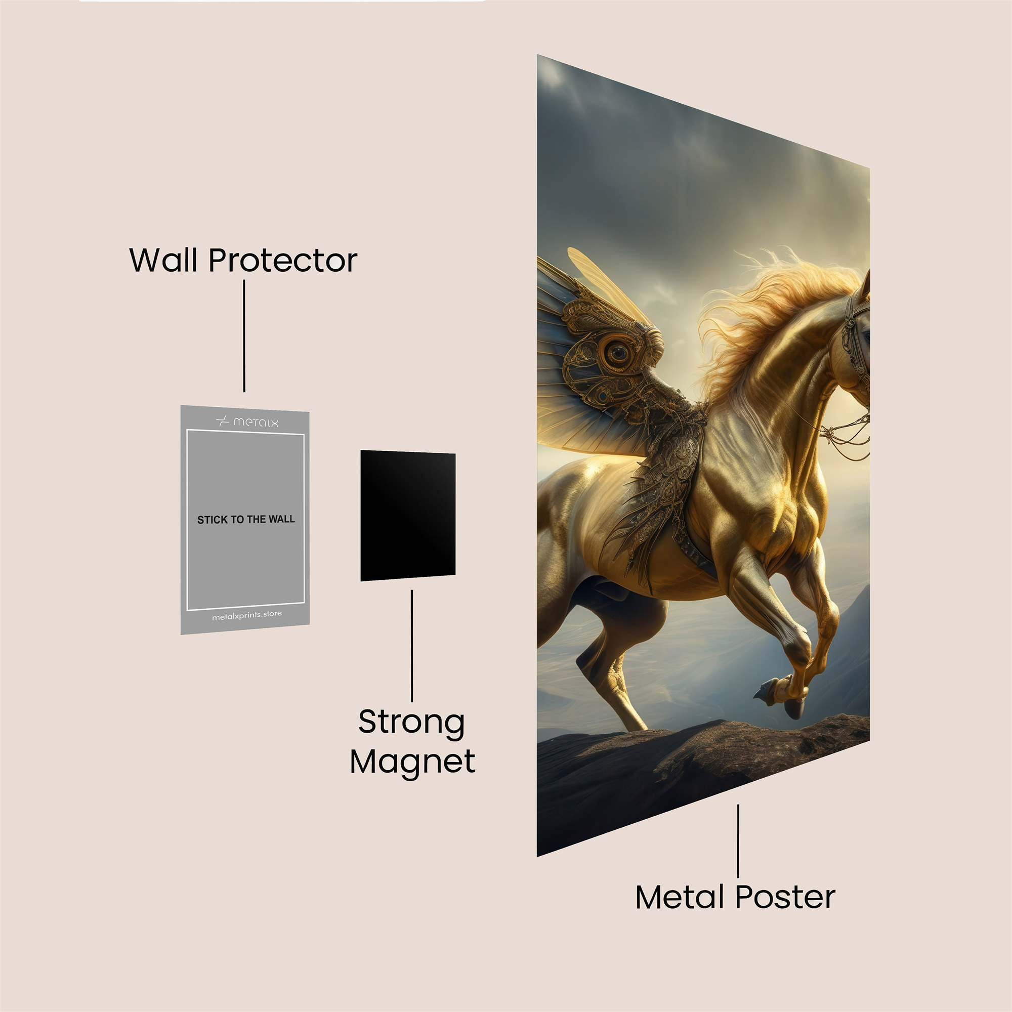 Pegasus Majestic Safe Wall Magnetic / M