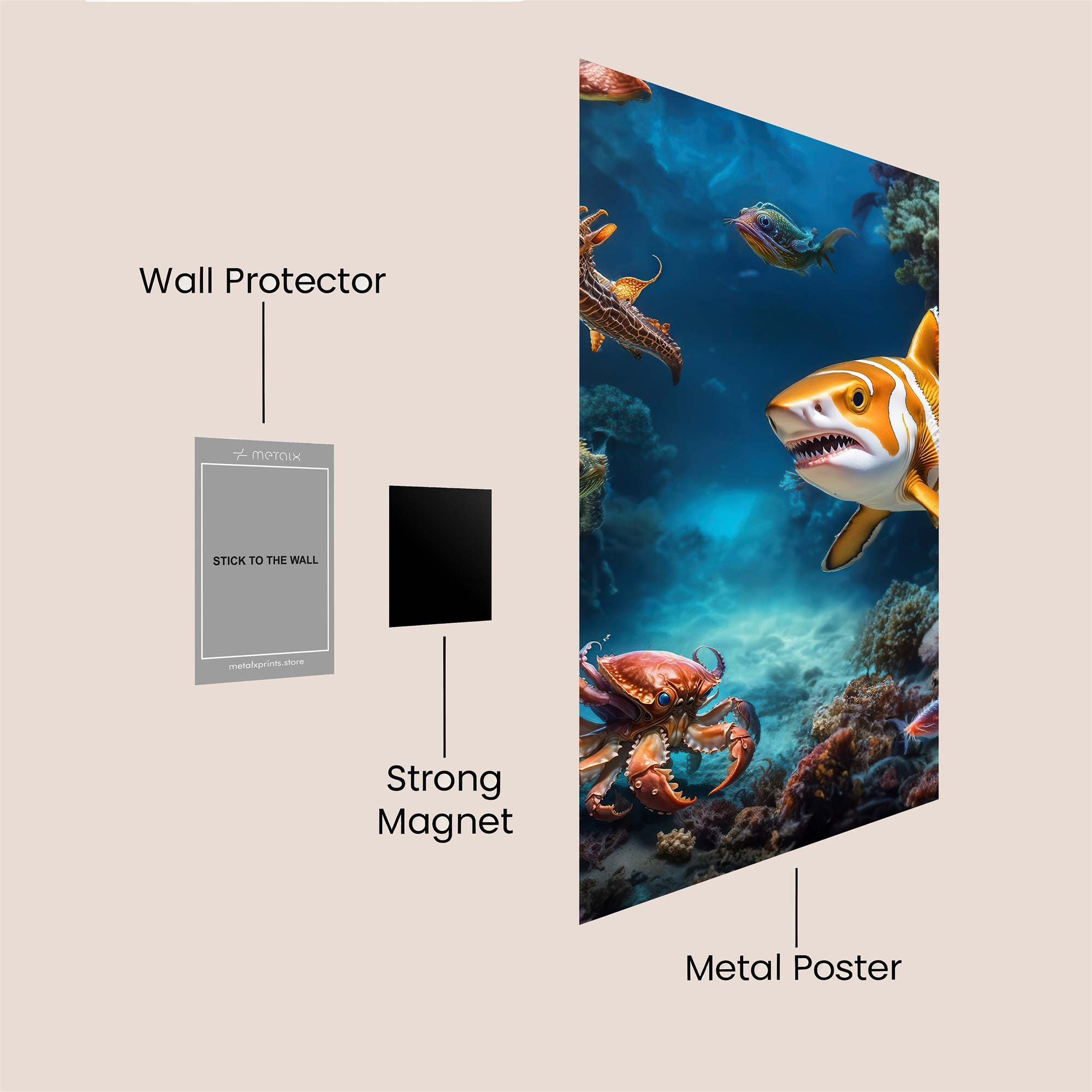 Shark Serenity Safe Wall Magnetic / M