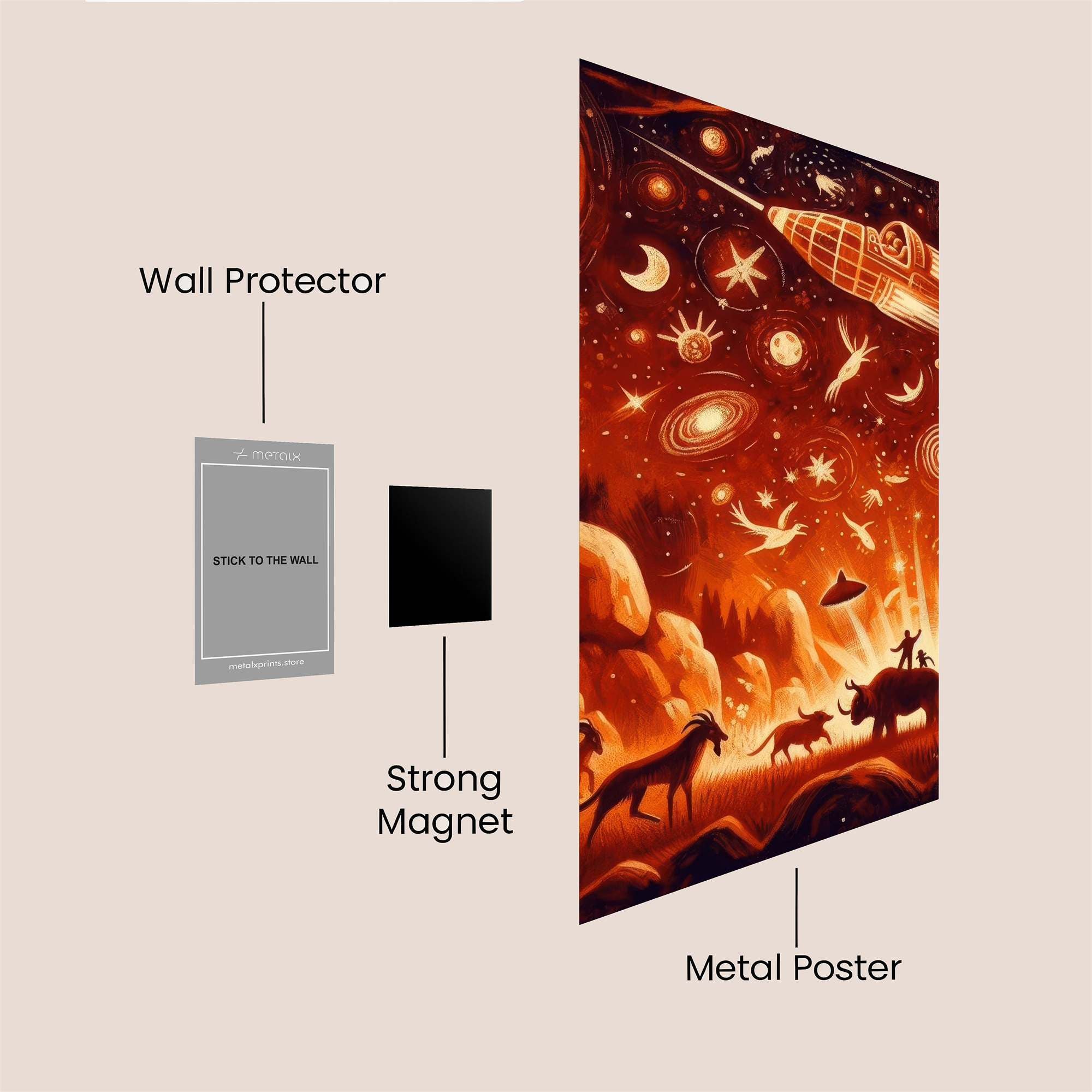 Cosmic Odyssey Safe Wall Magnetic / M