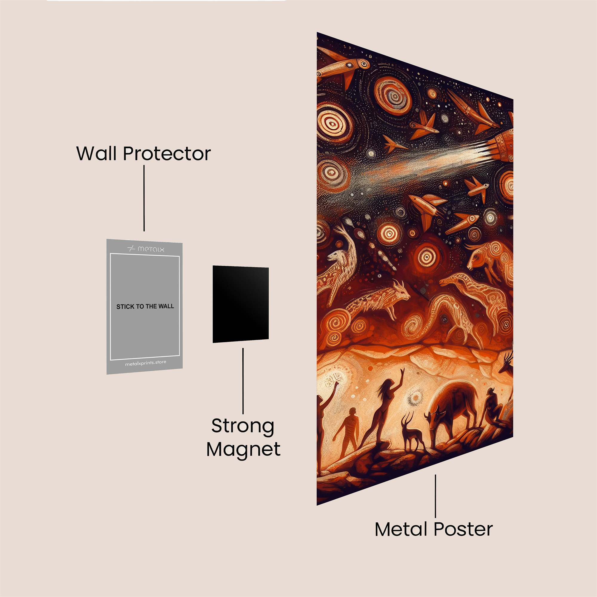 Cosmic Awakening Safe Wall Magnetic / M