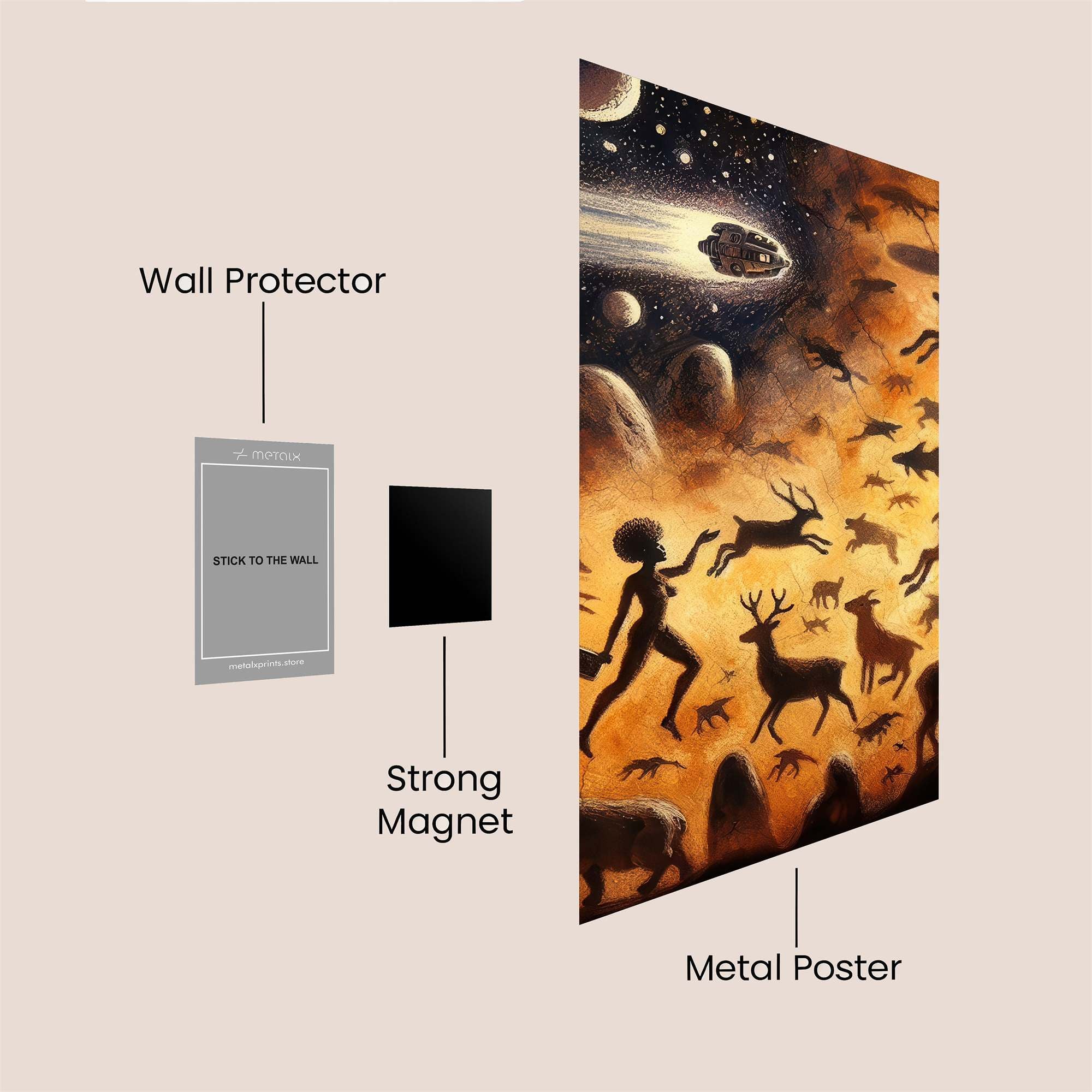 Cosmic Exodus Safe Wall Magnetic / M