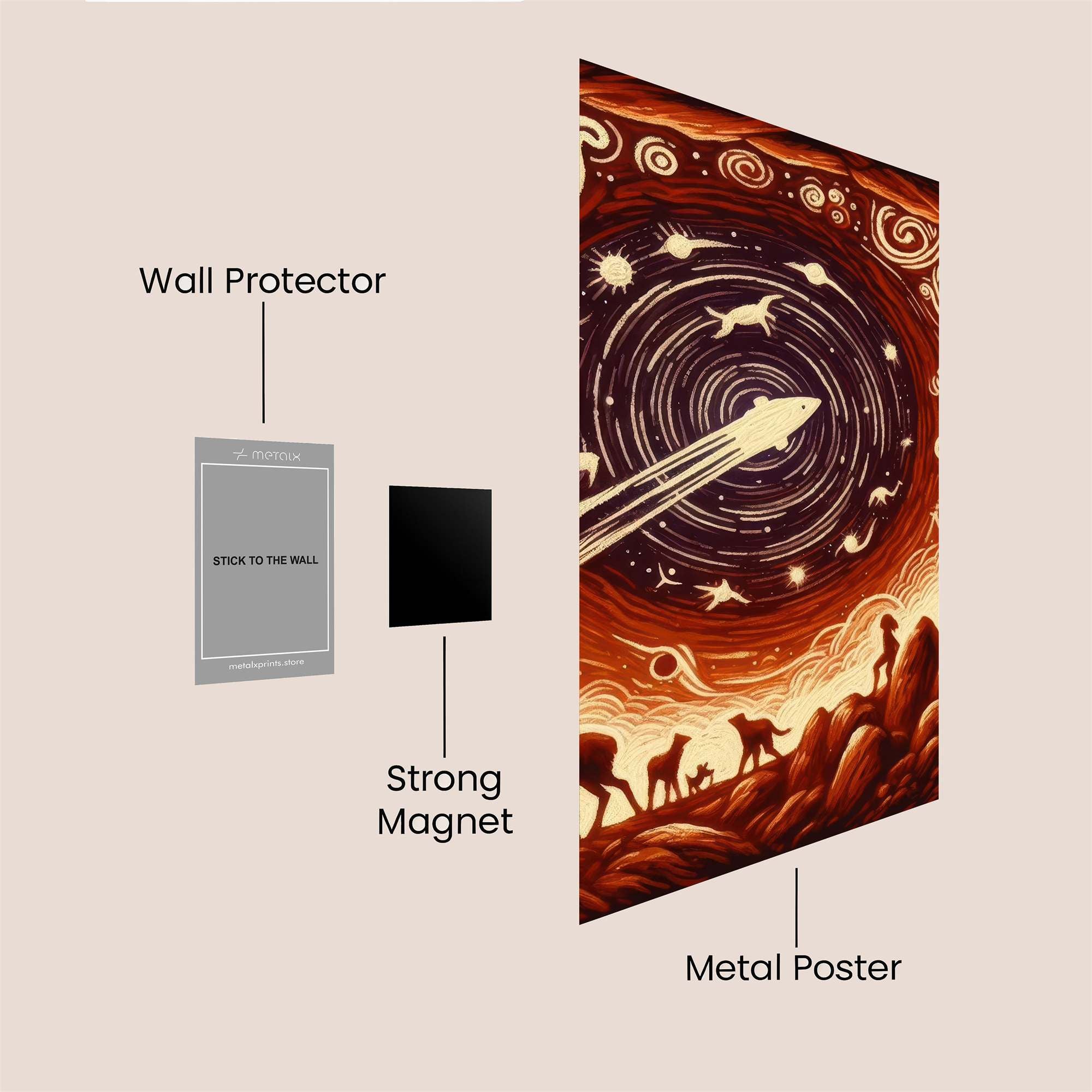 Cosmic Odyssey Safe Wall Magnetic / M
