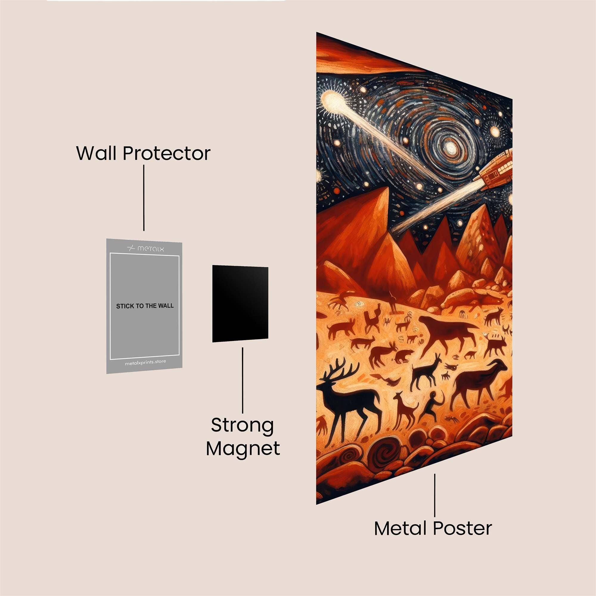 Cosmic Exodus Safe Wall Magnetic / M